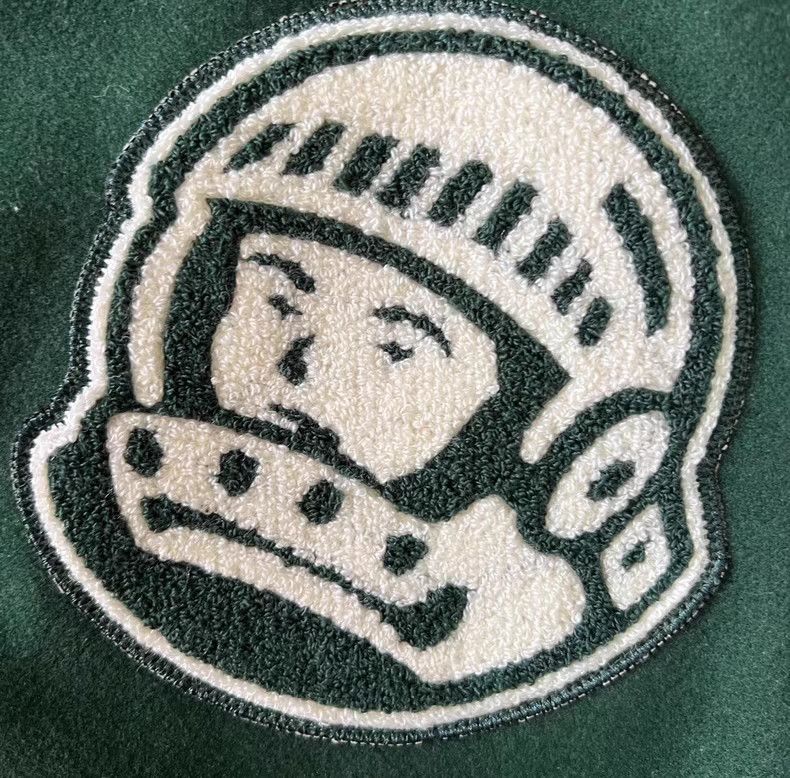 Billionaire Boys Club Green Rocket Sleeve Terry Embroidered Varsity Jacket. Q7 Size US M / EU 48-50 / 2 - 6 Thumbnail