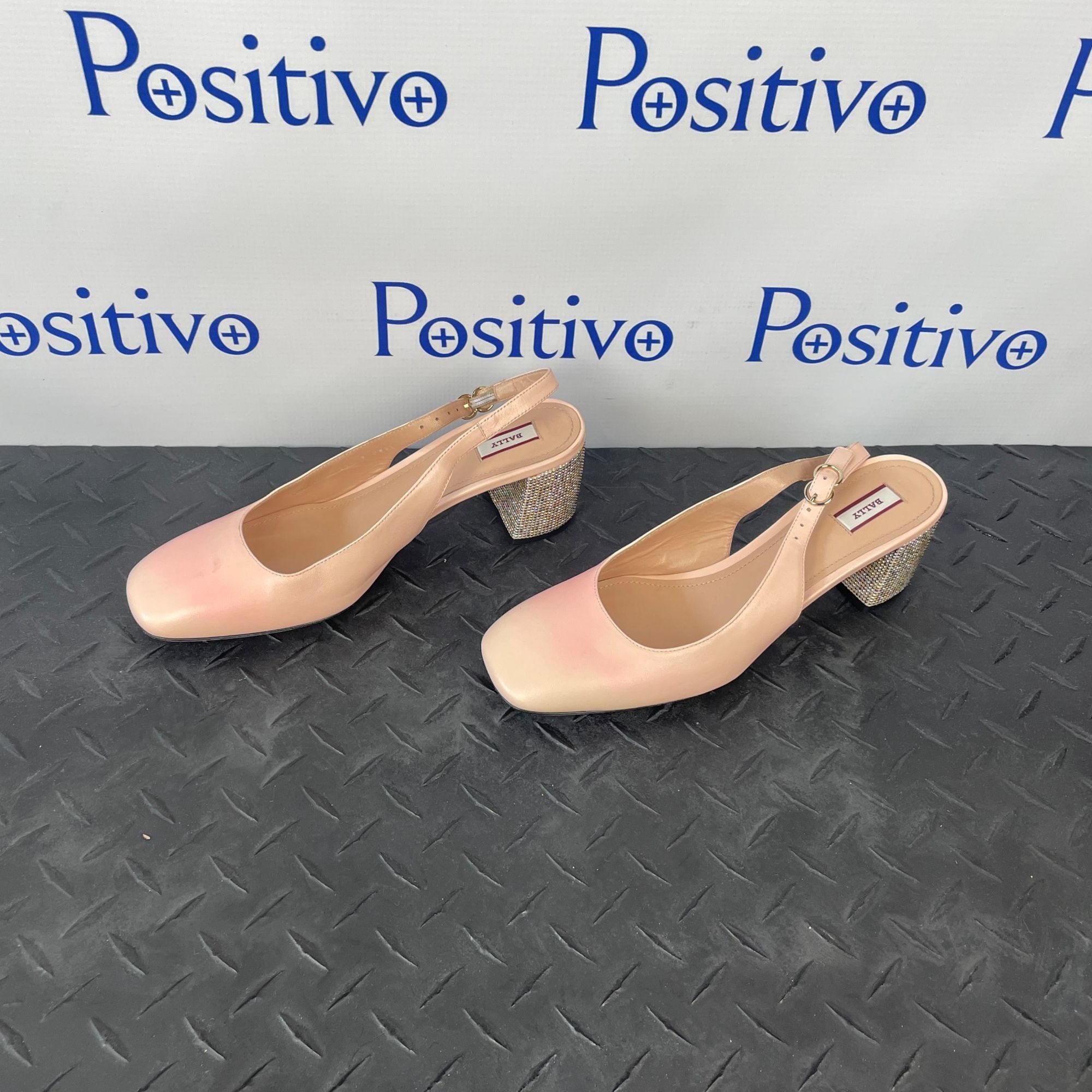 Bally Bally Cheri Litchi Sling Pump Sandals US 7 EU 37.5 w/ Defect Size US 7 / IT 37 - 2 Thumbnail