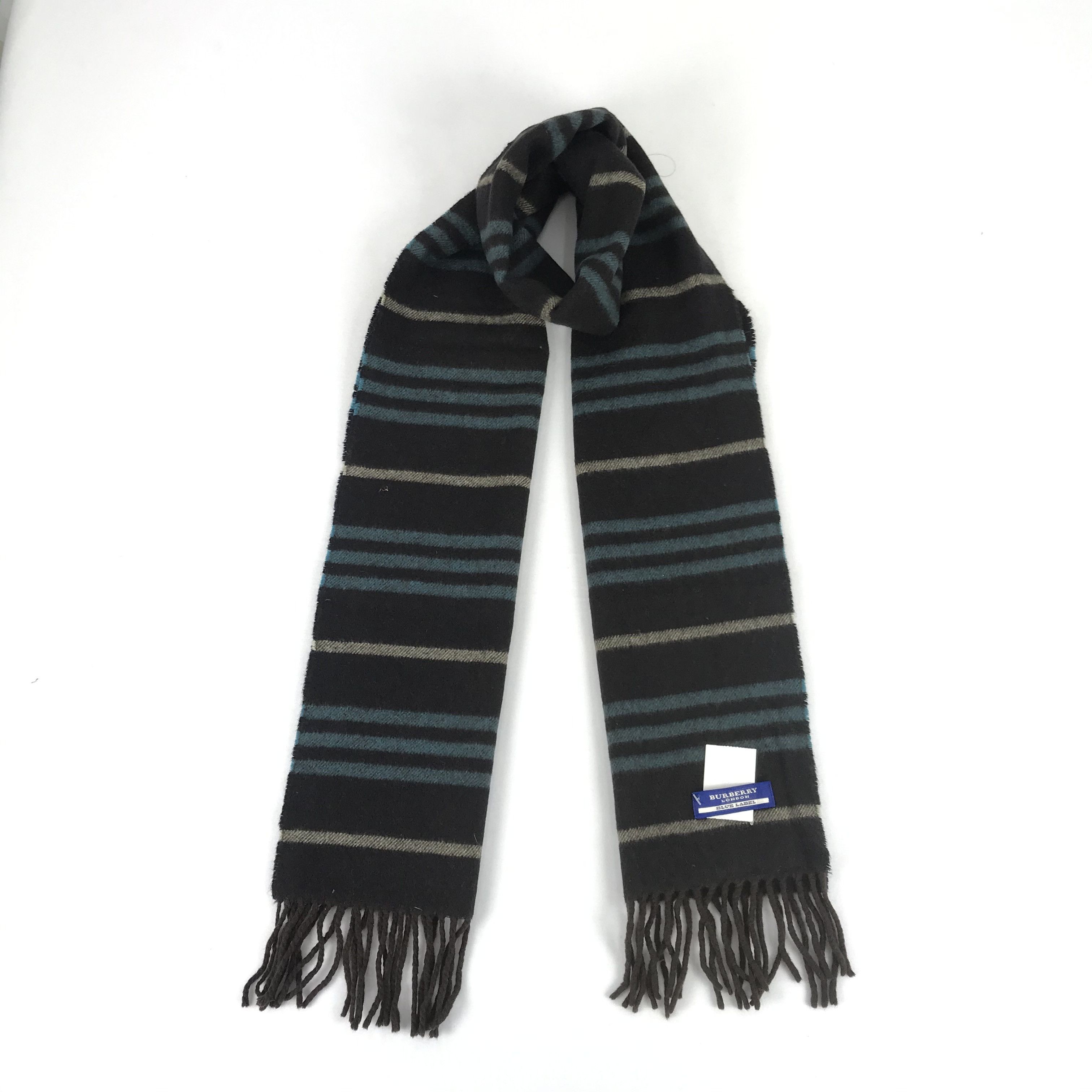 Burberry Vintage Burberry Scarf Muffler Wool Cashmere Scarves Size ONE SIZE - 1 Thumbnail