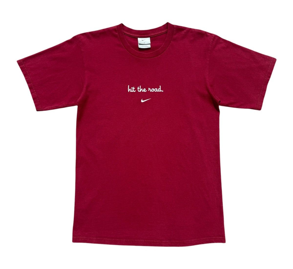 Nike Vintage Y2K Nike "hit the road" Center Swoosh Honolulu Tee Size US M / EU 48-50 / 2 - 1 Thumbnail