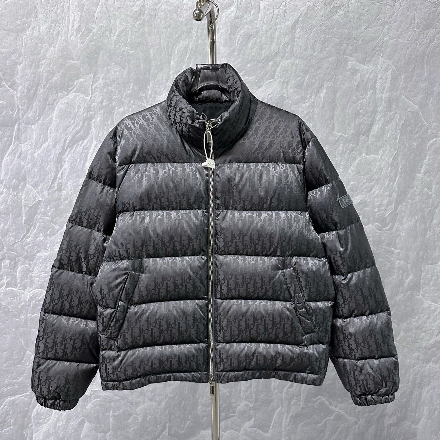 Dior Dior Stand Collar All-Over Logo Down Jacket Size US M / EU 48-50 / 2 - 1 Thumbnail