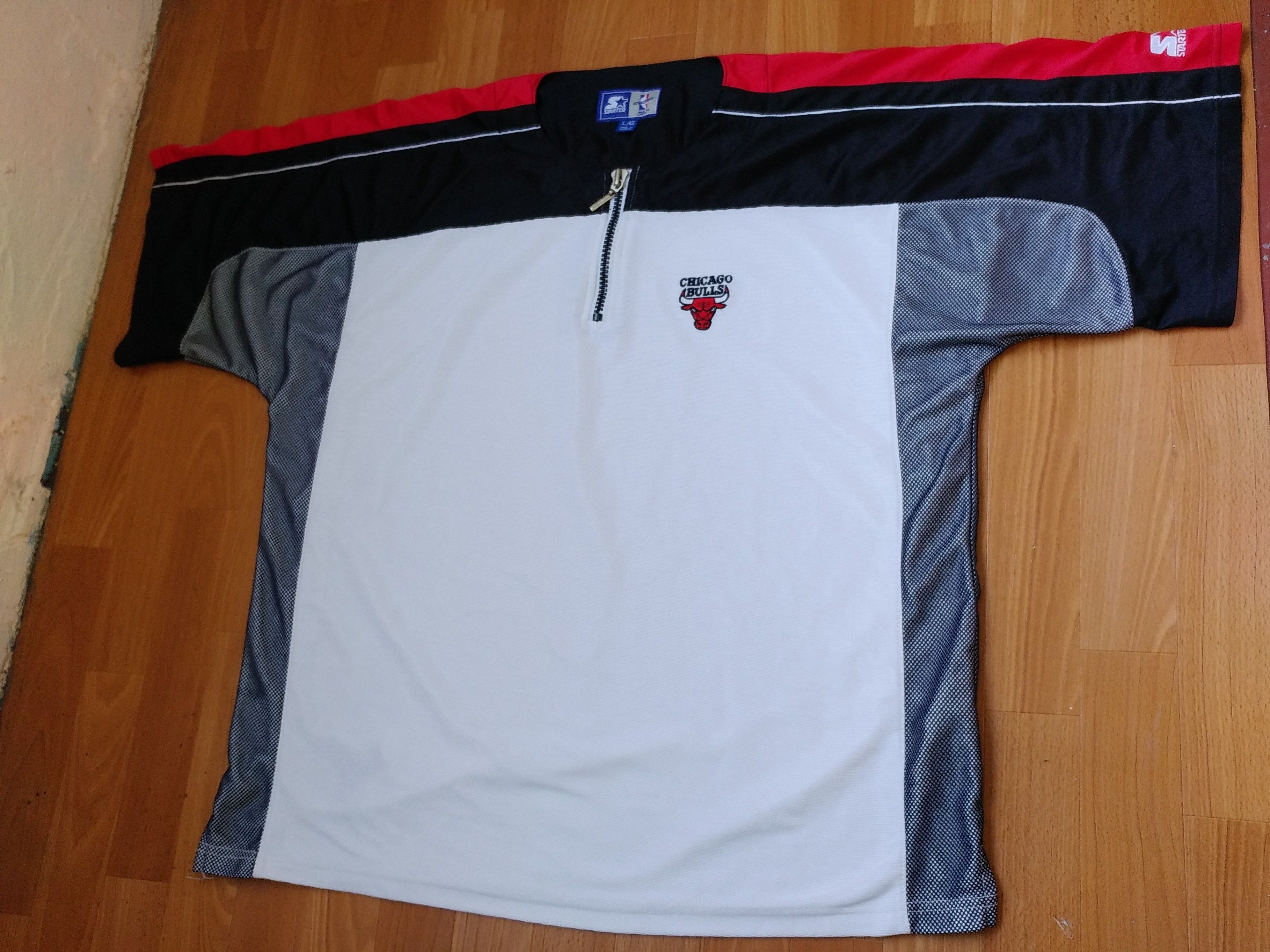 NBA × Starter Starter Chicago Bulls jersey NBA t-shirt vintage size L Size US L / EU 52-54 / 3 - 4 Thumbnail