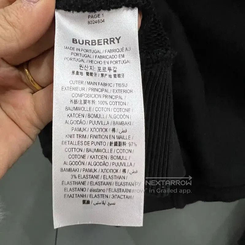 Burberry Burberry Black Logo Hoodie for Women. Size XXS / US 00 / IT 34 - 4 Thumbnail