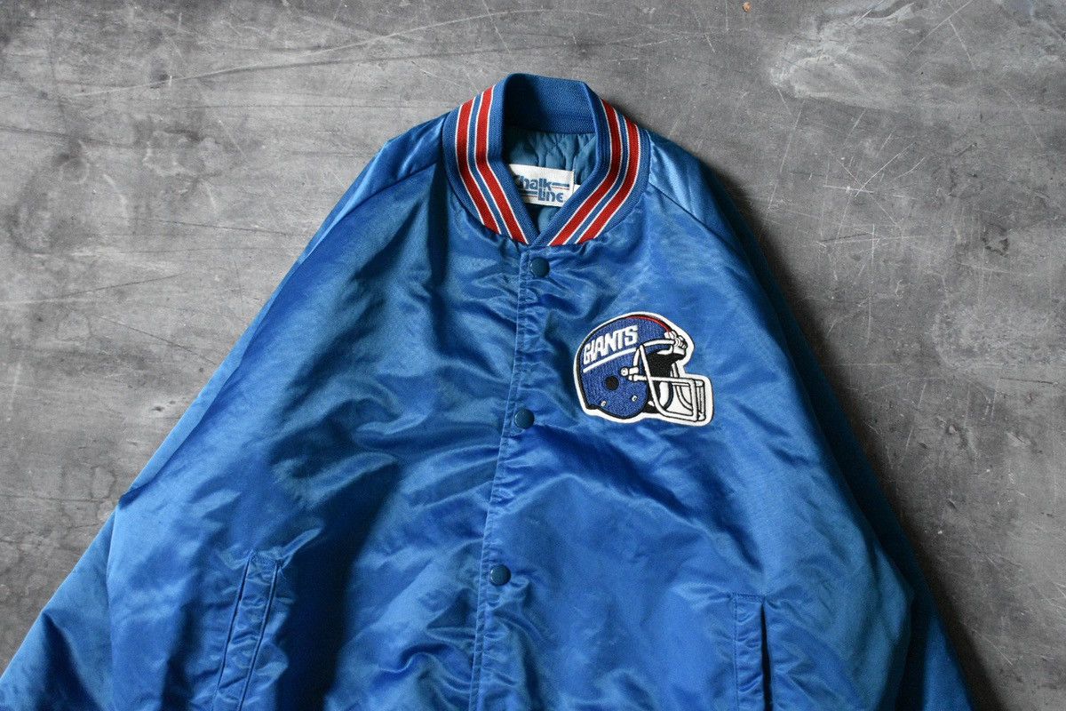 Vintage Vintage 90s New York Giants NFL Chalk Line Jacket (XL) Size US XL / EU 56 / 4 - 4 Thumbnail