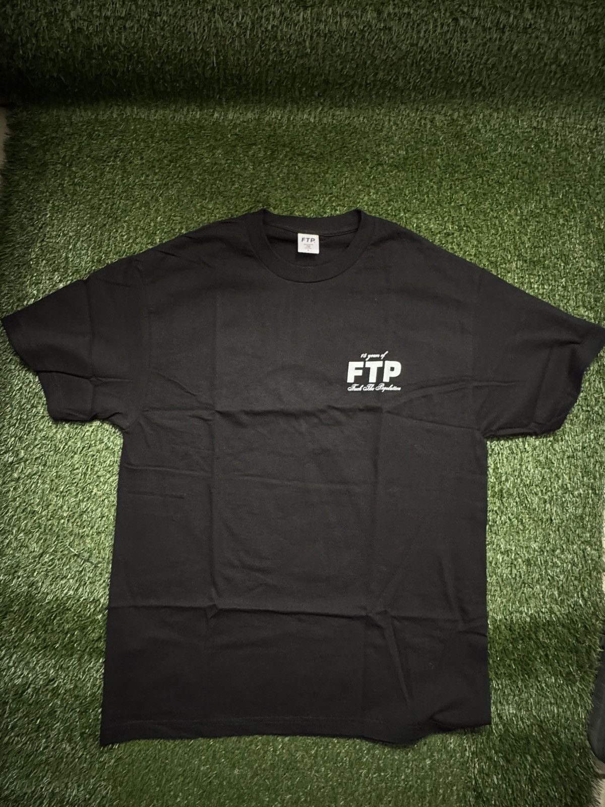 Fuck The Population FTP 15 Year Anniversary Tee Black (Large) Size US L / EU 52-54 / 3 - 2 Thumbnail