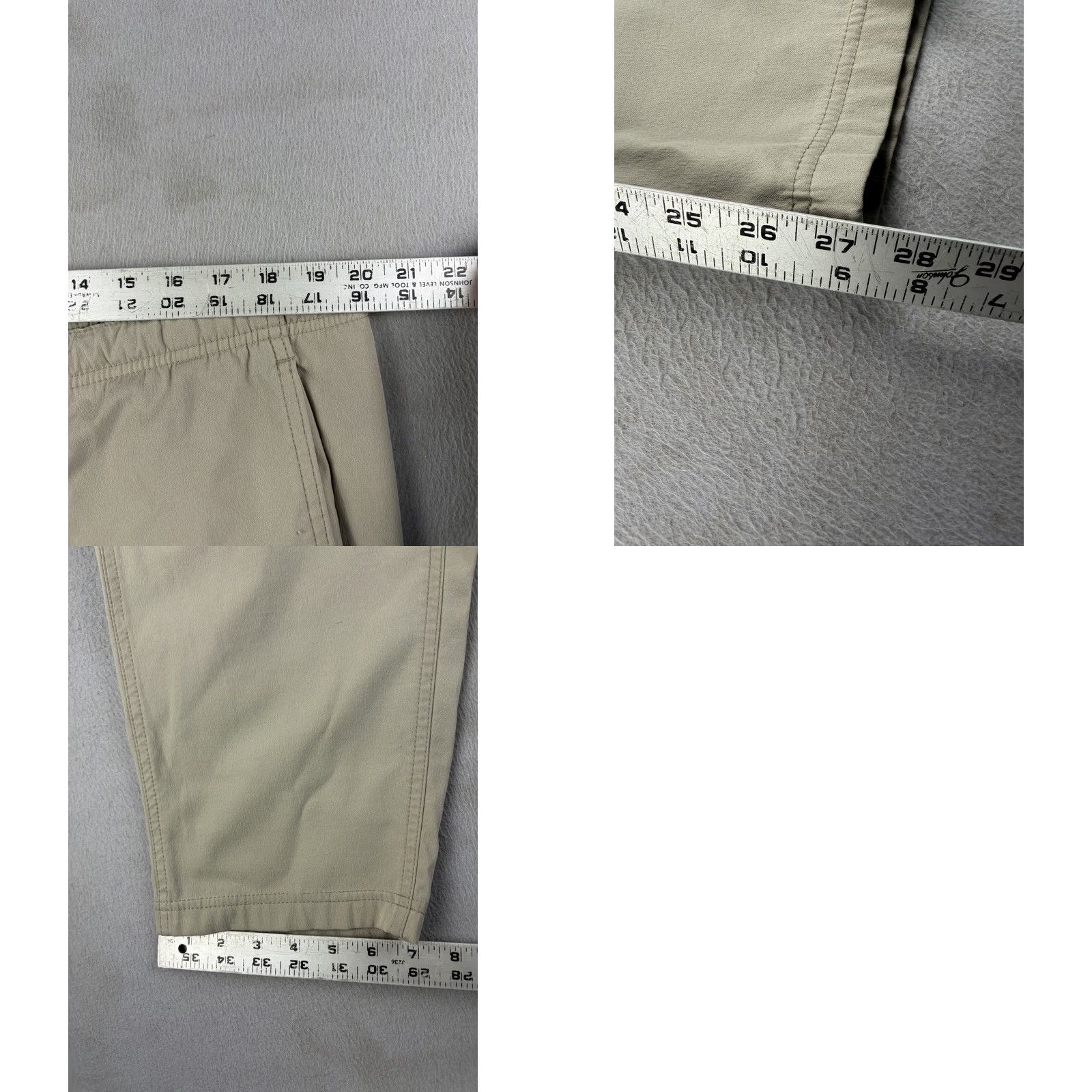 Patagonia VINTAGE Patagonia Pants Mens M 40x27 Brown Nylon Spandex Drawstring Elastic Waist Pockets Hiking Gym Activewear Size US 31 - 8 Thumbnail