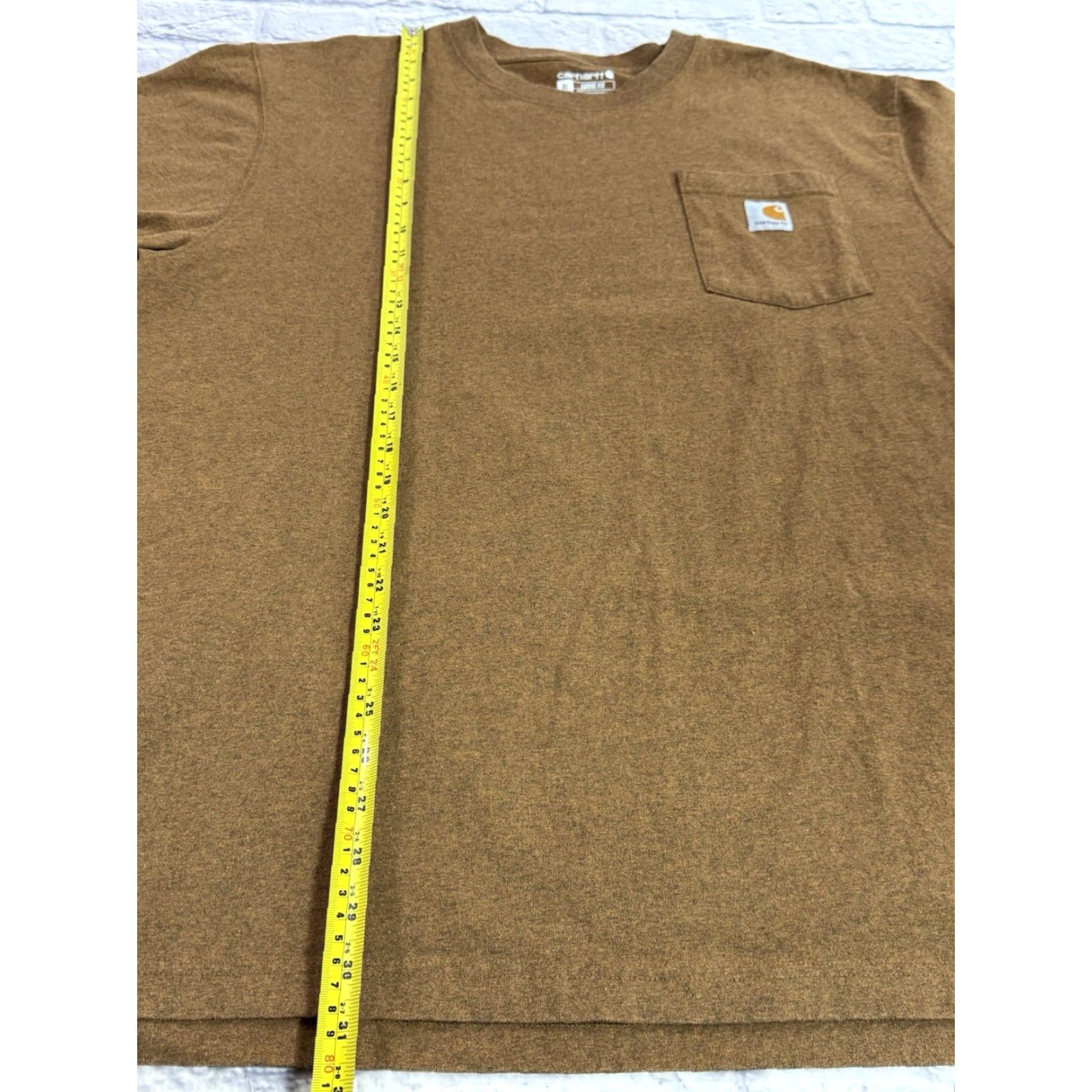 Carhartt Carhartt Shirt Mens XL Brown Loose Fit Short Sleeve Pocket Workwear Tee Size US XL / EU 56 / 4 - 5 Thumbnail