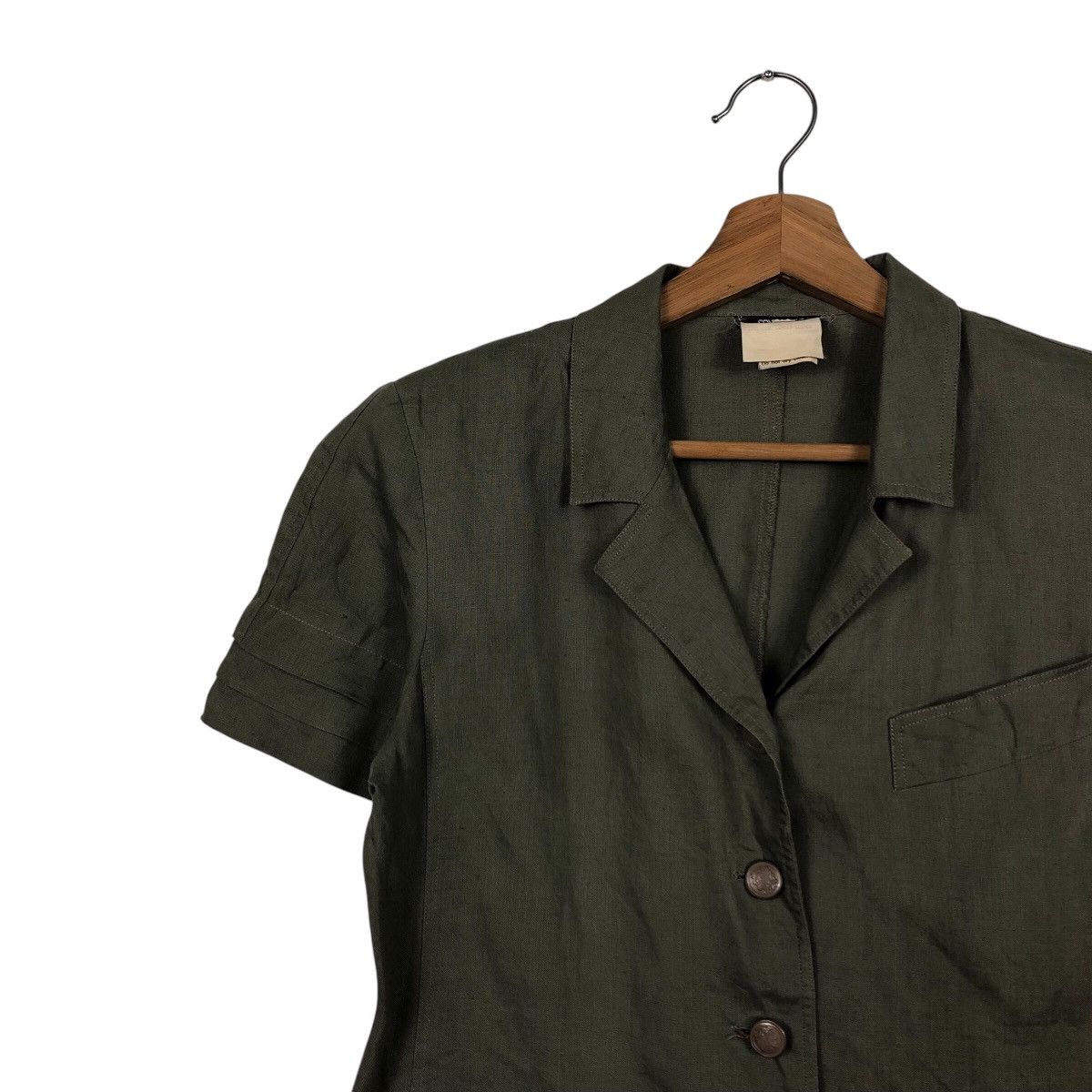 Fendi 📌Vintage Fendi Short Sleeve Shirt Jacket Size US M / EU 48-50 / 2 - 8 Thumbnail