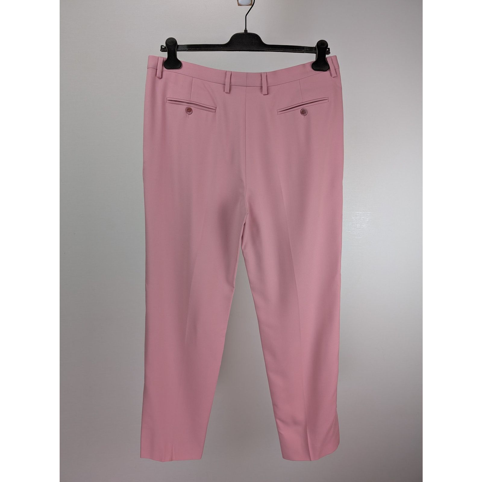 Saint Laurent Paris o1rshd1 Pantalon Constructed Barathea Pant Trouser in Rose Size US 38 / EU 54 - 11 Thumbnail