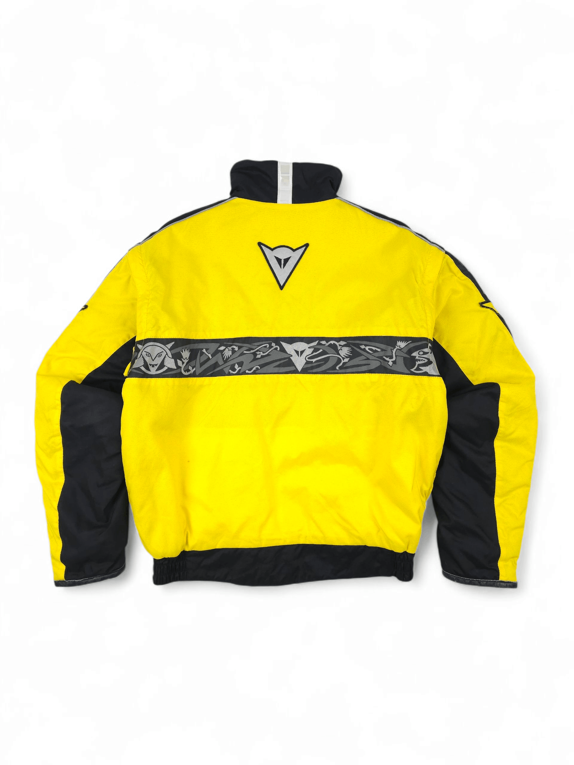 Dainese 💎 Vintage Dainese Belzebu Yellow Biker Moto Jacket Y2K Size US L / EU 52-54 / 3 - 2 Thumbnail
