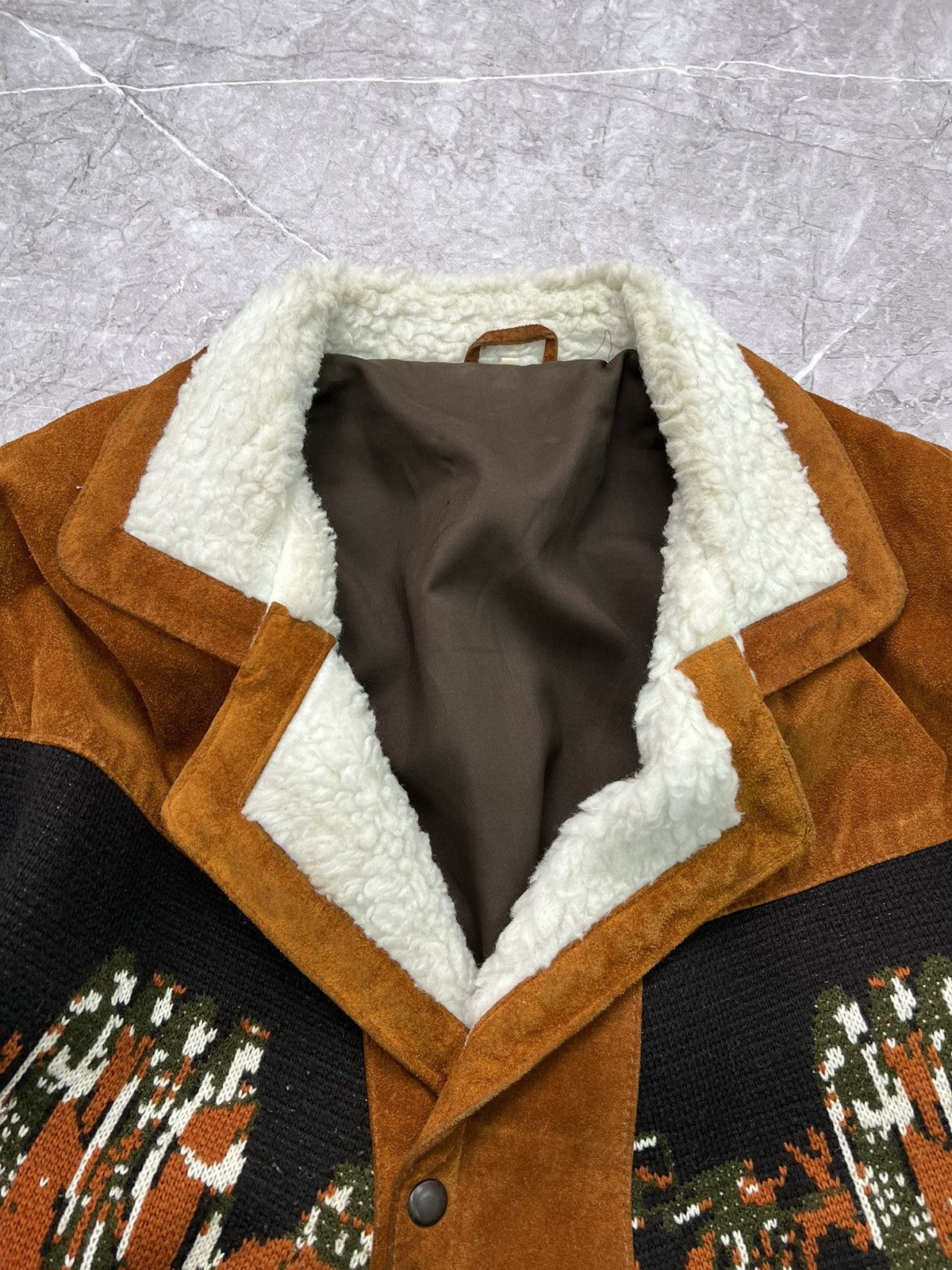 If Six Was Nine × Vintage Vintage Suede Fringe Cowboy Western Leather Jacket Hype Rare Size US L / EU 52-54 / 3 - 6 Thumbnail