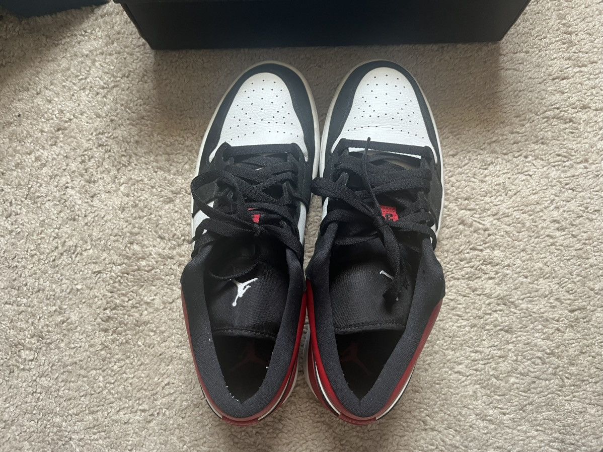 Jordan Brand Jordan 1 Low Black Toe (2019) Size US 11 / EU 44 - 4 Thumbnail