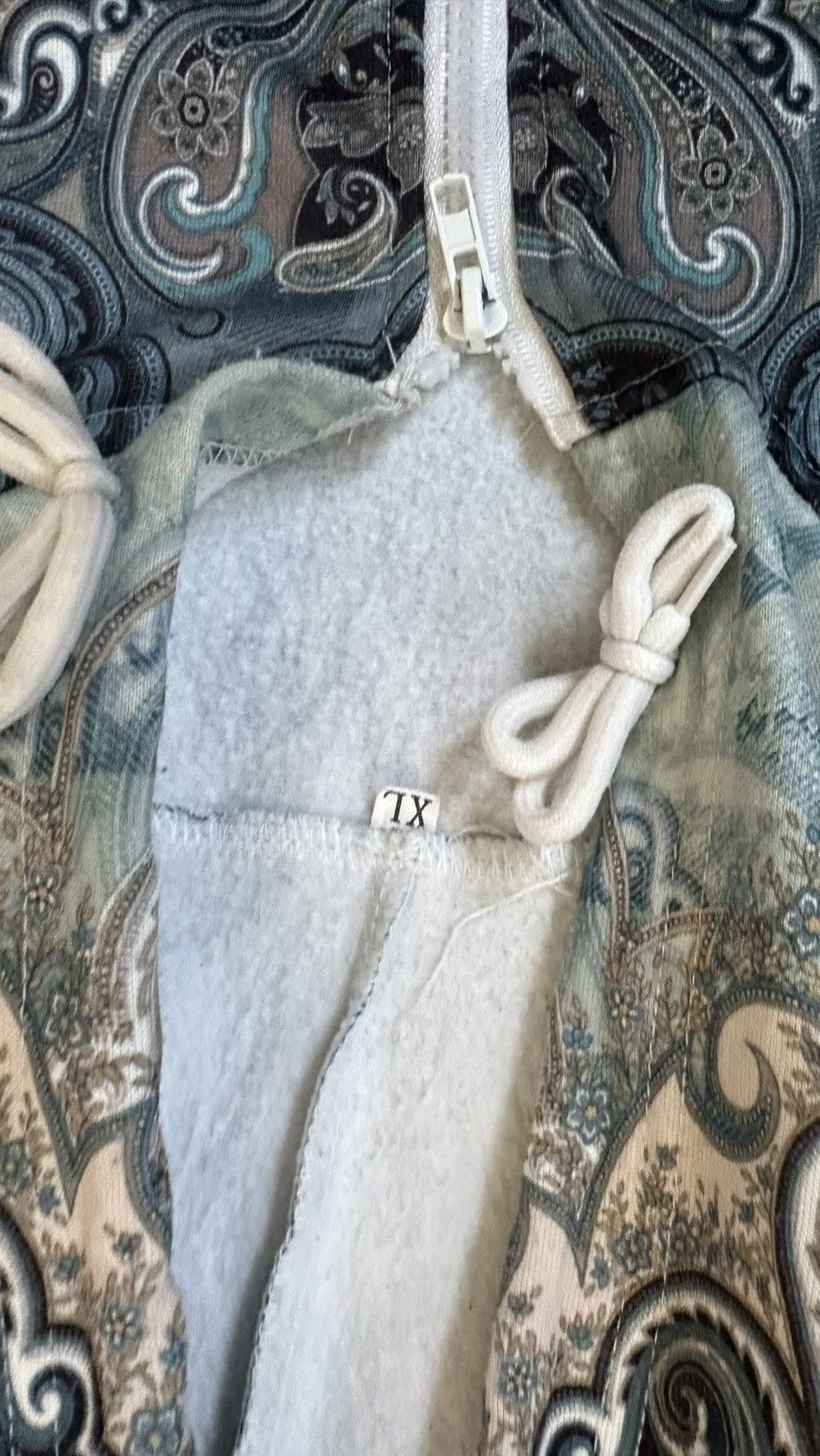 Vintage BOHEMIAN PAISLEY HOODIE Size US L / EU 52-54 / 3 - 7 Thumbnail