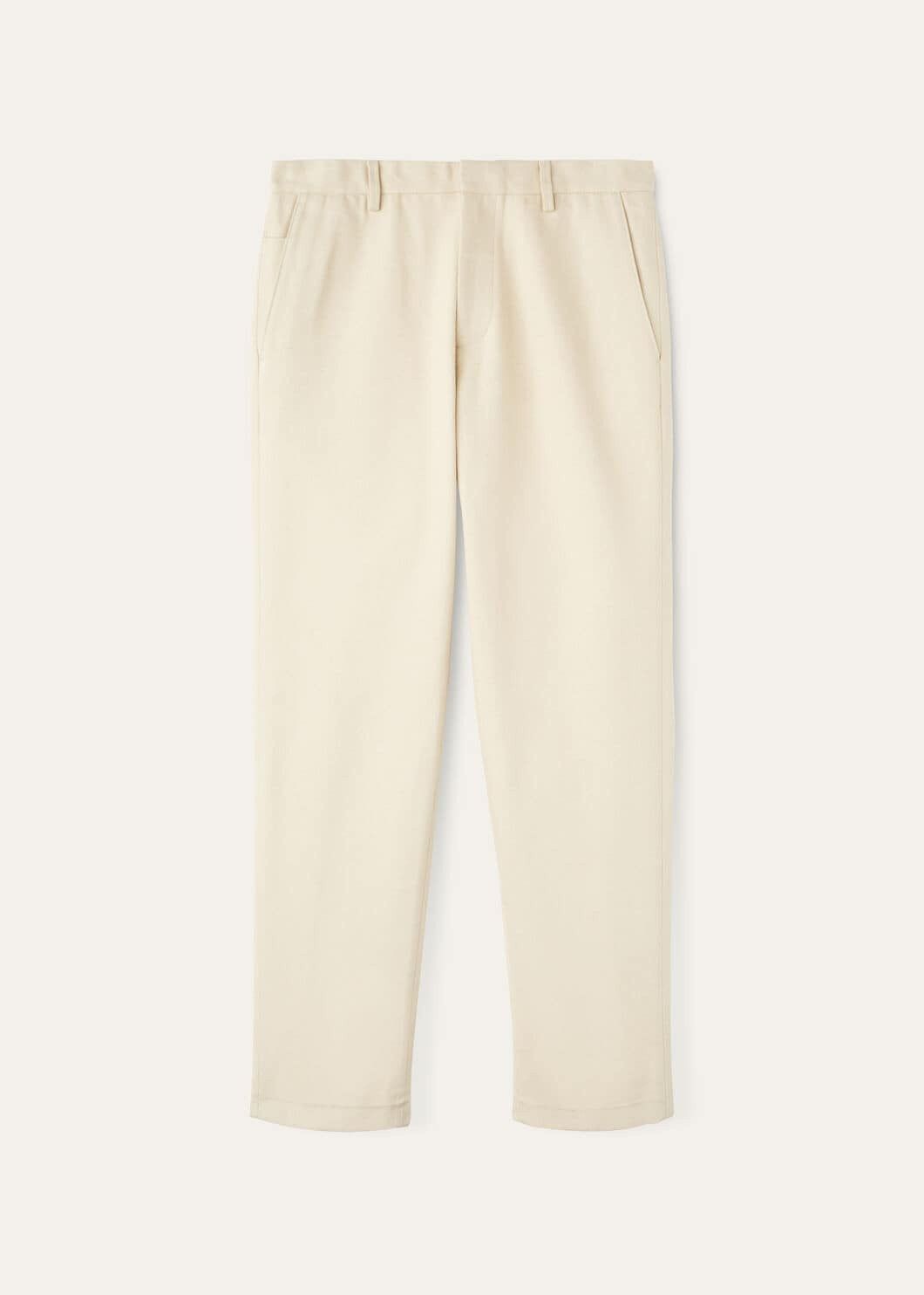 Loro Piana o1w1db10725 FAO7194 Jarno Denim Pant in Ivory Size US 32 / EU 48 - 1 Thumbnail