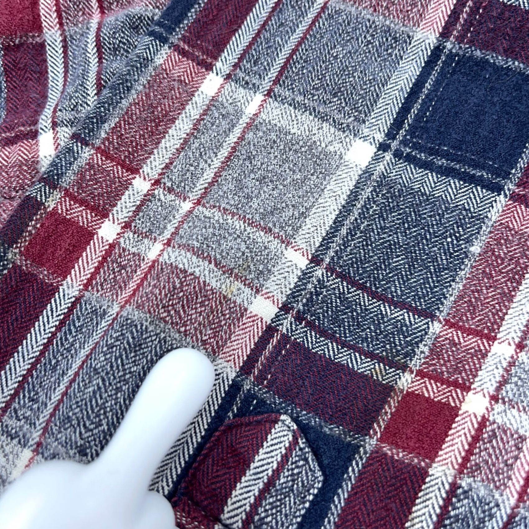 Vintage RedHead Flannel Shirt Large Tall Blue Red Plaid Button Up Camp Outdoors Men Size US L / EU 52-54 / 3 - 5 Thumbnail