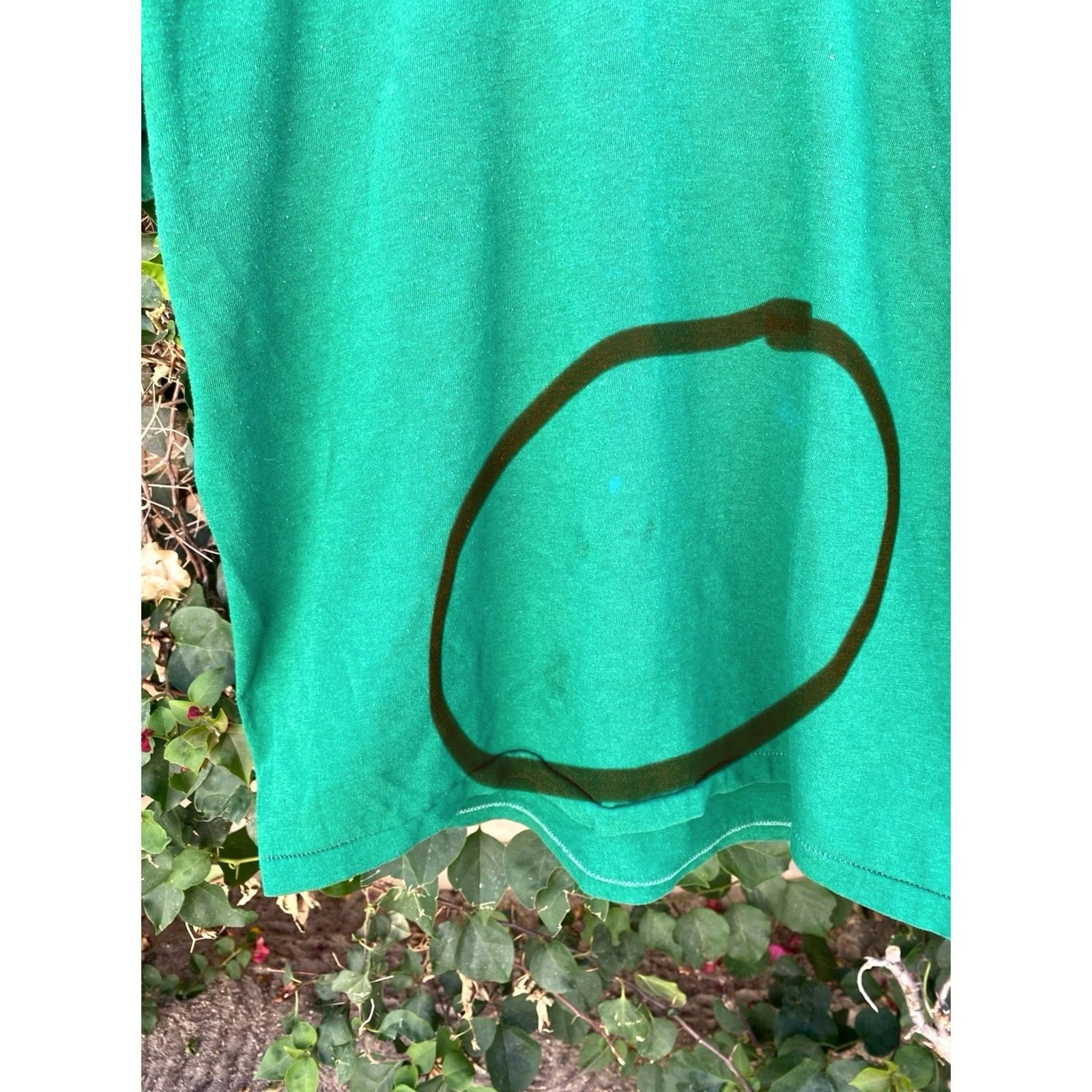 Vintage VINTAGE Sportswear T-Shirt, Single Stitch, 70s 80s, Green, Size L, Mens, Short Sleeve, Iron On Letting Tee Size US L / EU 52-54 / 3 - 4 Thumbnail