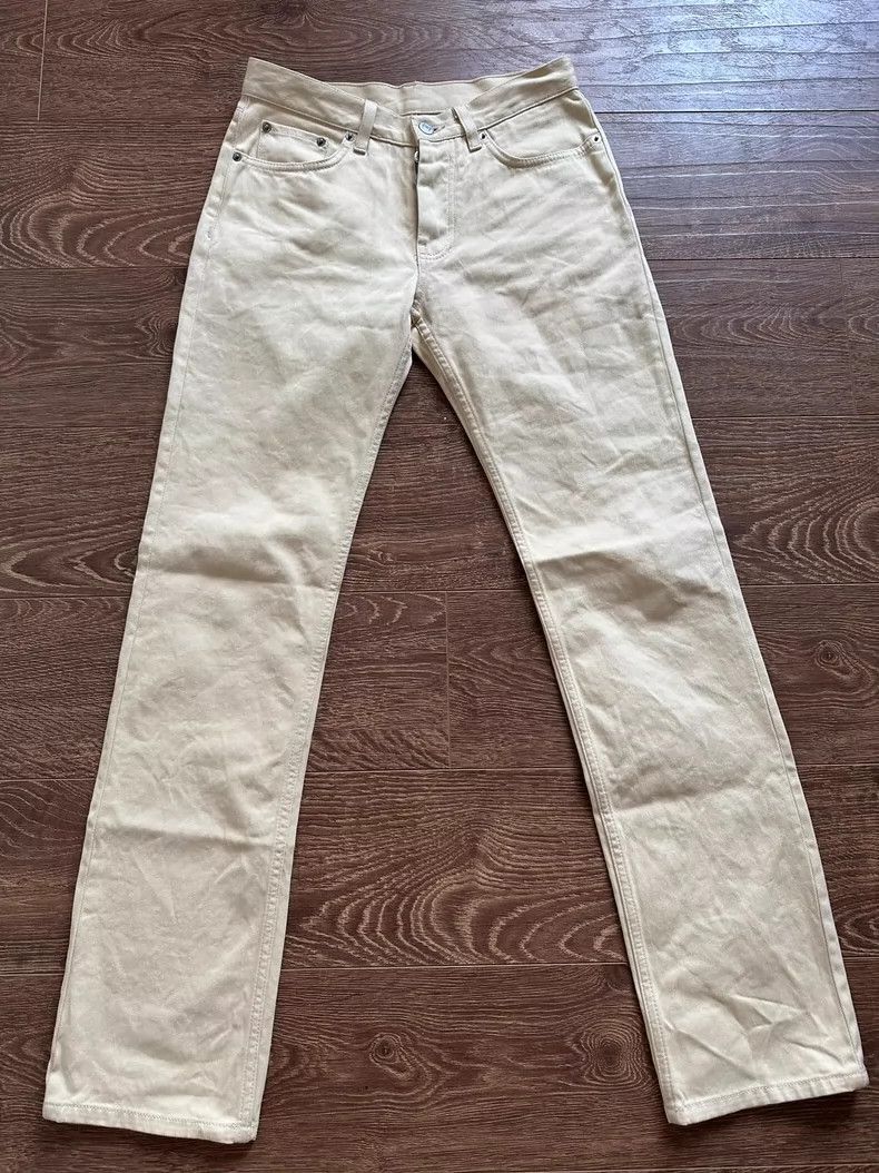 Helmut Lang HELMUT LANG Off-white slacks Size US 26 / EU 42 - 1 Thumbnail