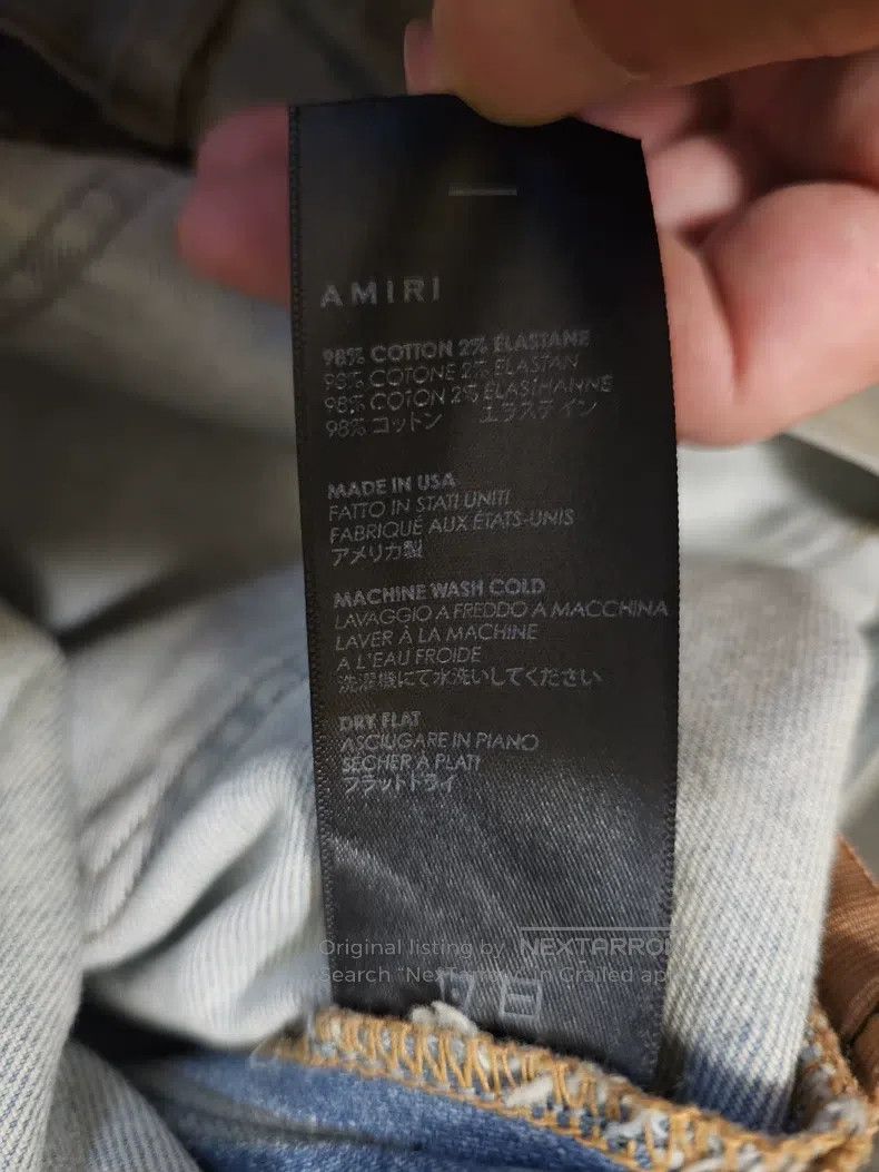 Amiri Amiri Size 34 Bullet-hole coated jeans have been changed in Size US 34 / EU 50 - 8 Thumbnail