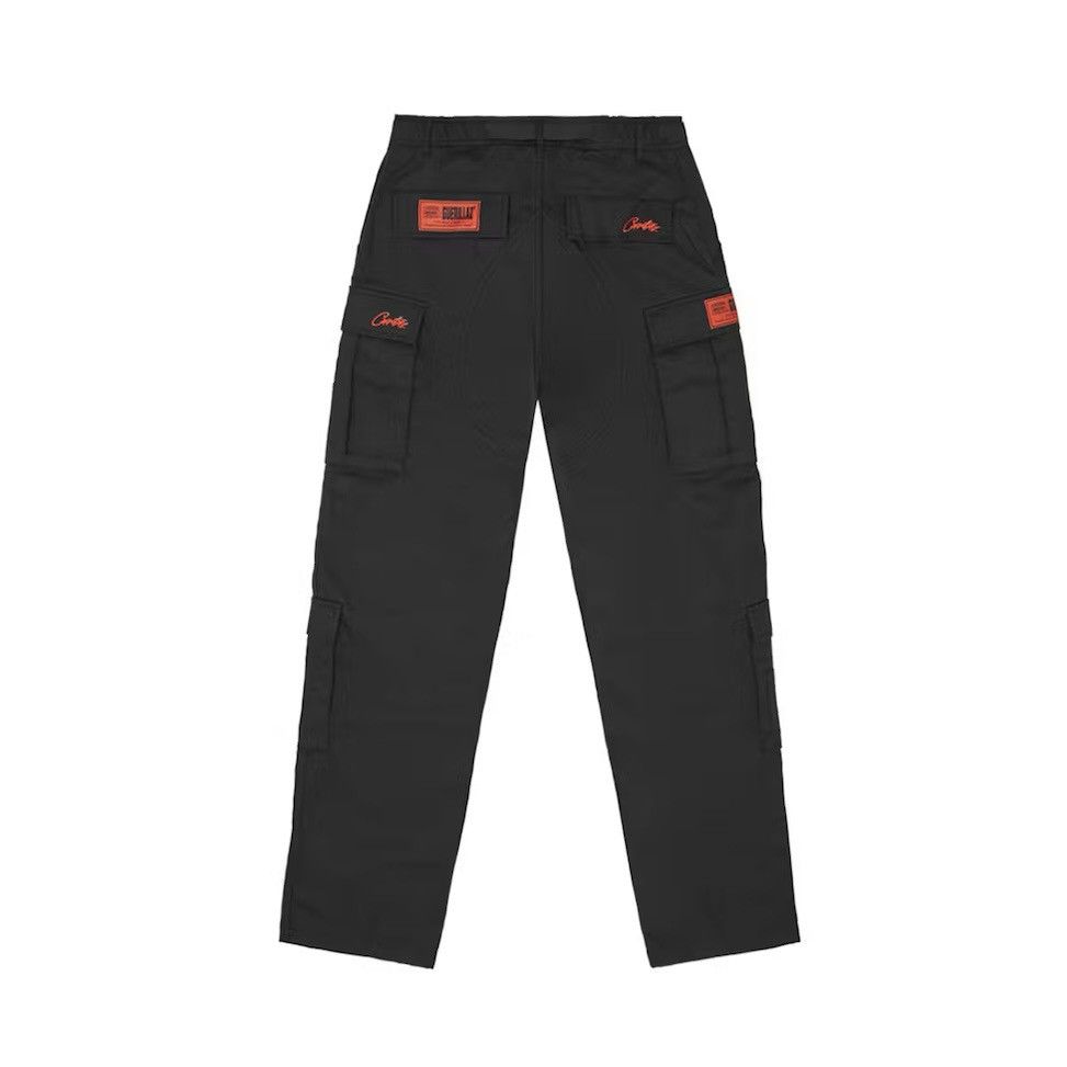 Corteiz Corteiz CRTZ RTW Corteiz Guerillaz Cargo Black Red Pants Size US 28 / EU 44 - 2 Thumbnail