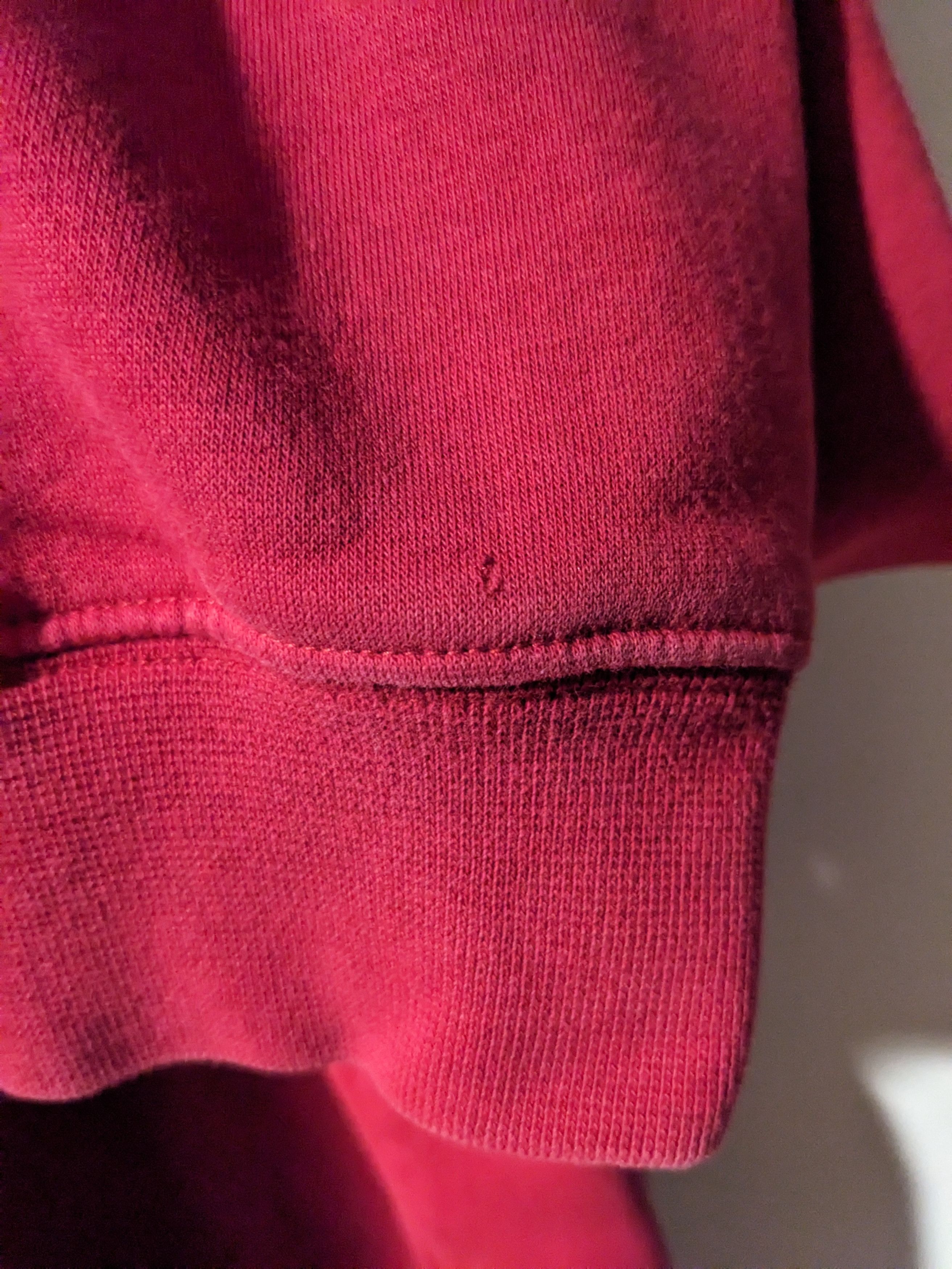 Nike × Vintage Vintage Y2K Nike Spell Out Center Swoosh Red Medium Hoodie Size US M / EU 48-50 / 2 - 5 Thumbnail