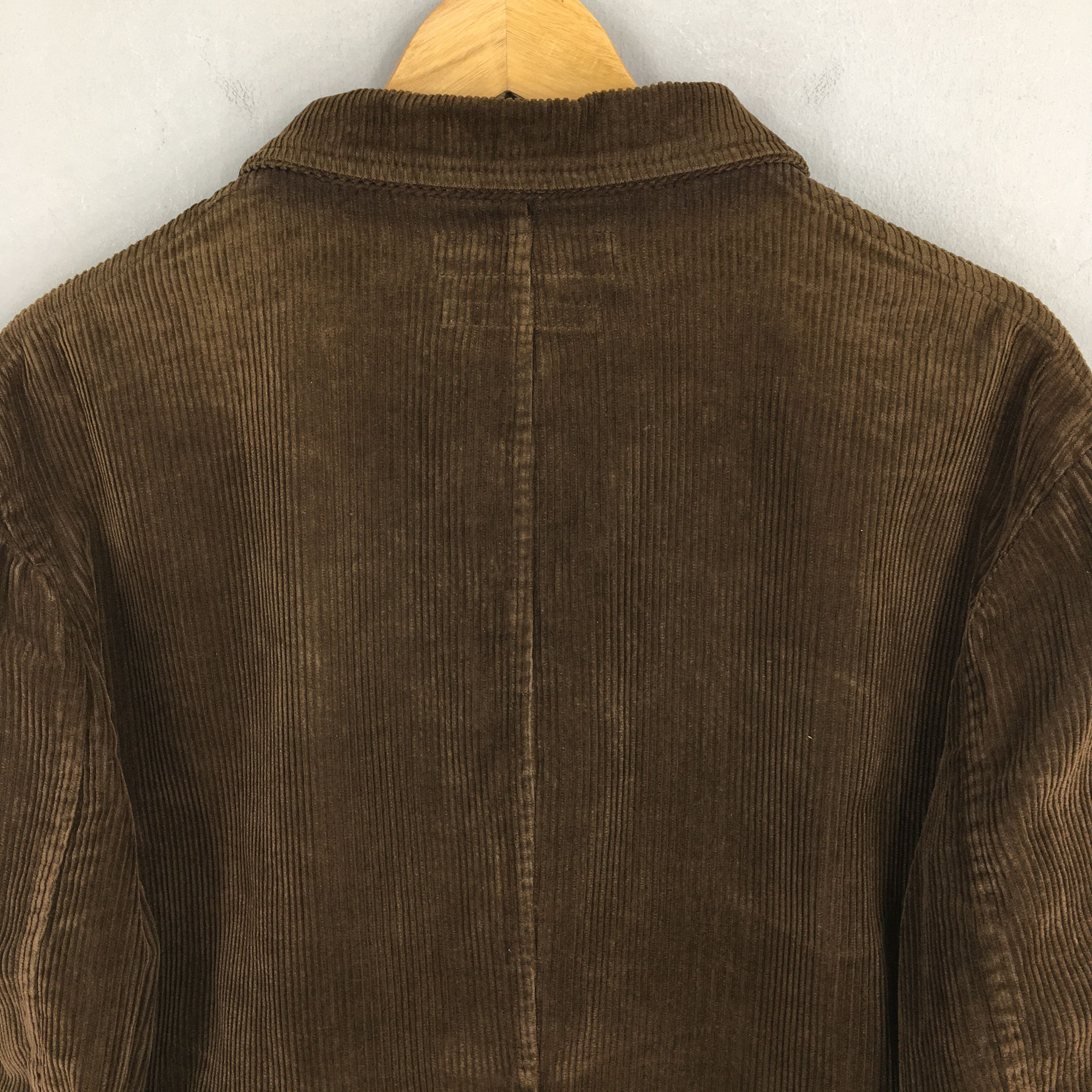 Comme des Garcons Comme Des Garcons Homme Brown Corduroy Jacket Large Size US L / EU 52-54 / 3 - 9 Thumbnail