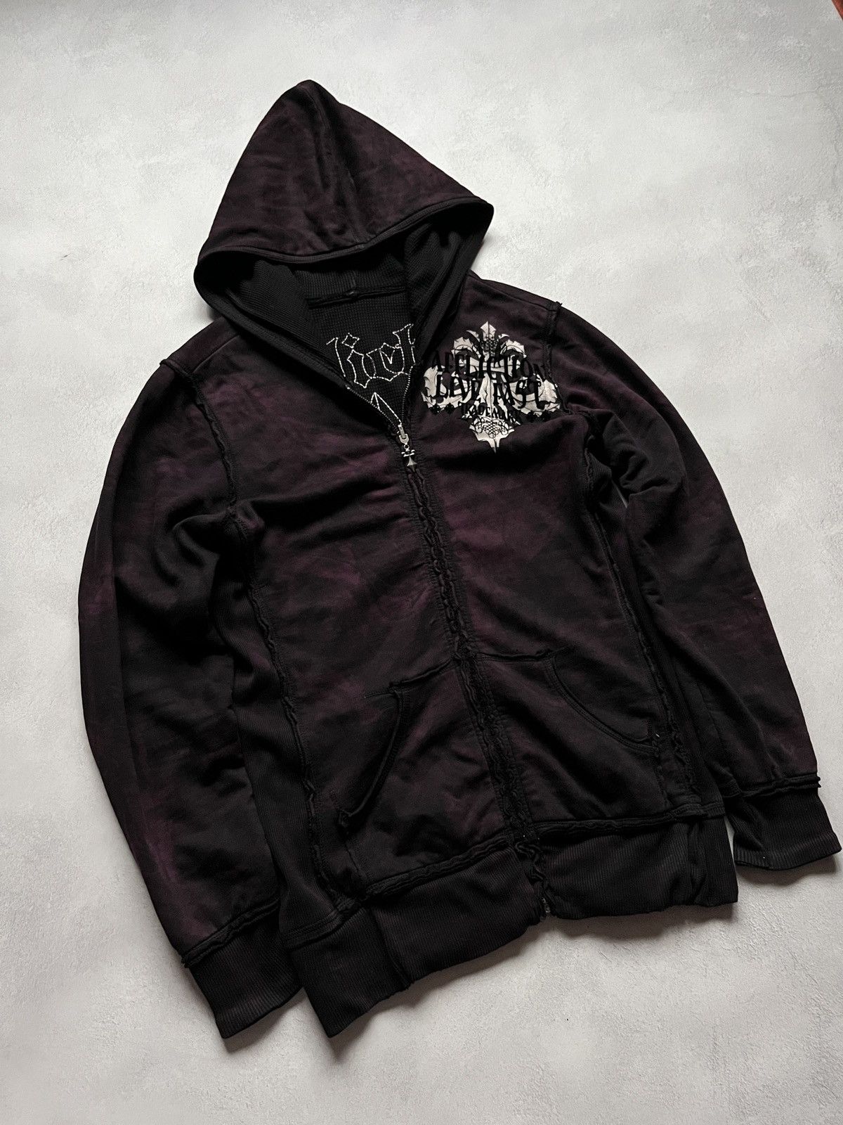 Affliction Rare Vintage Affliction Zip Hoodie y2k Skull Avant-Garde Size US M / EU 48-50 / 2 - 5 Thumbnail