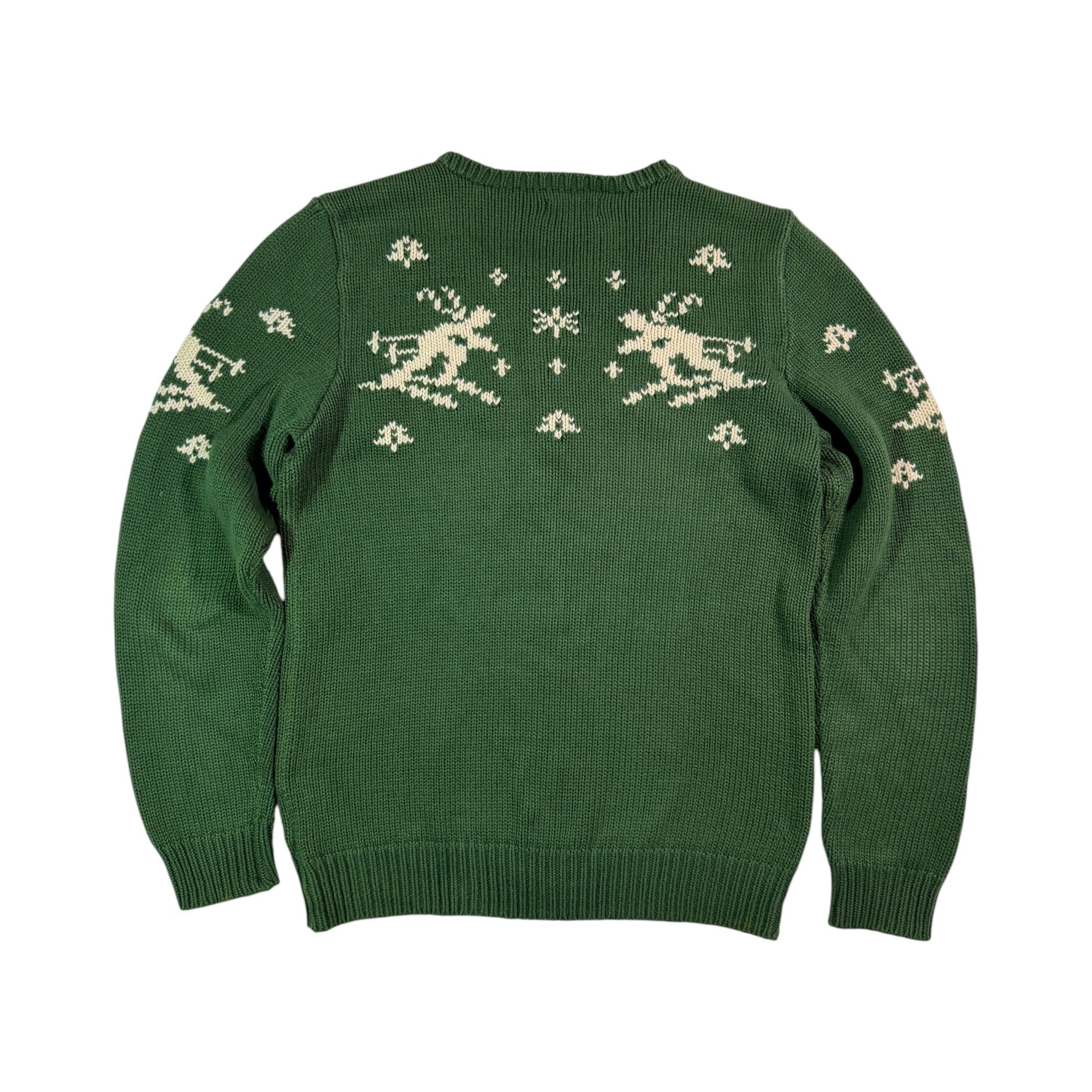 Polo Ralph Lauren Polo Ralph Lauren Sweater Ski Knit Wear Knitted Green Size US M / EU 48-50 / 2 - 2 Thumbnail