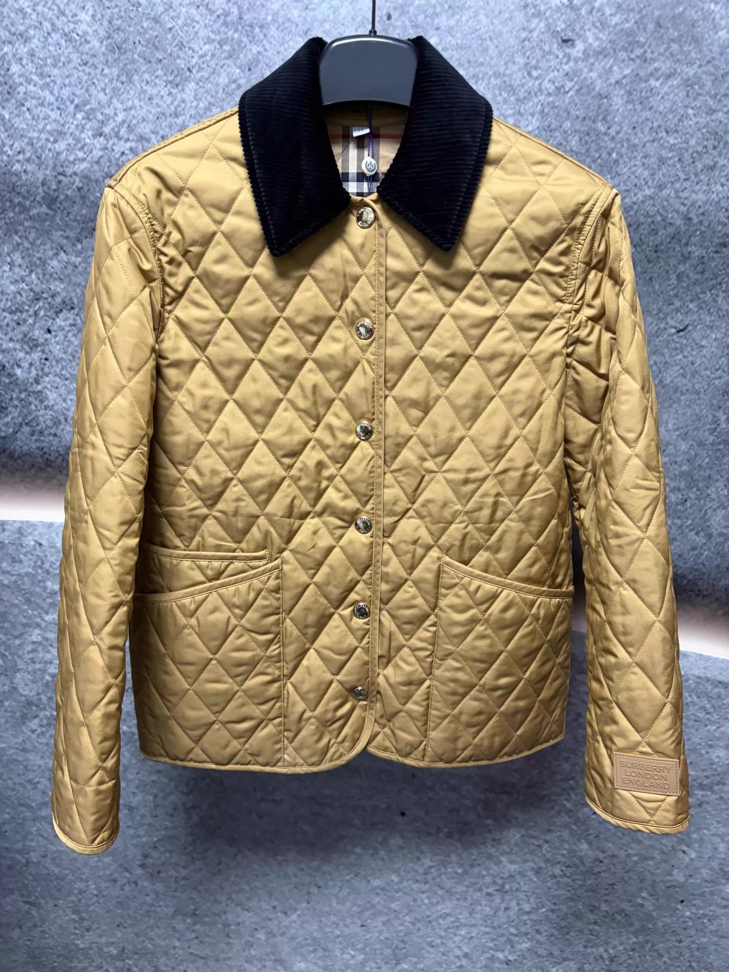 Burberry Burberry Camel Check Cotton Jacket Size XS / US 0-2 / IT 36-38 - 1 Thumbnail