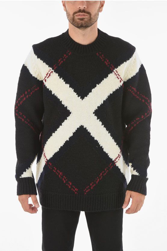 Alexander McQueen o1y1024 Sweater in Multicolor Size US M / EU 48-50 / 2 - 1 Thumbnail