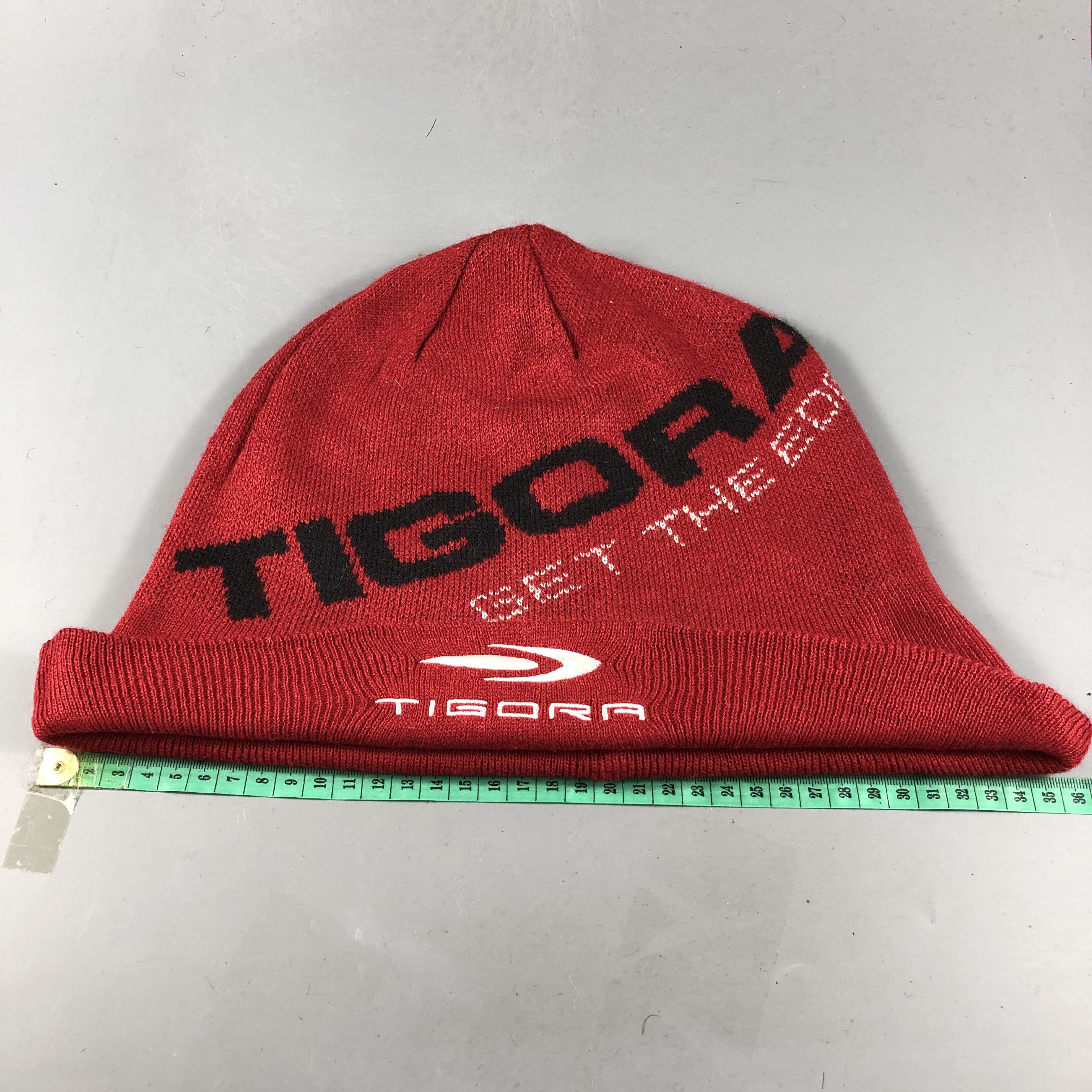 Japanese Brand Tigora Big Logo Slouchy Beanie Snowcap Snow Hat B717 Size ONE SIZE - 3 Thumbnail
