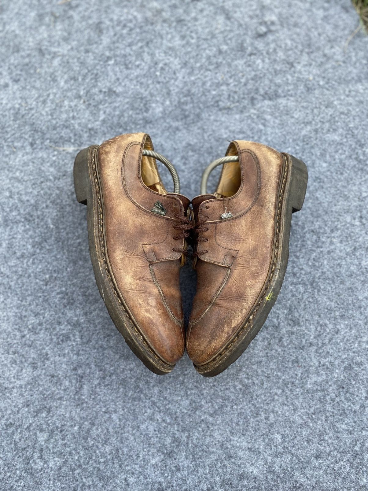 Paraboot Paraboot avignon norwegian split toe brown derby leather Size US 10 / EU 43 - 3 Thumbnail