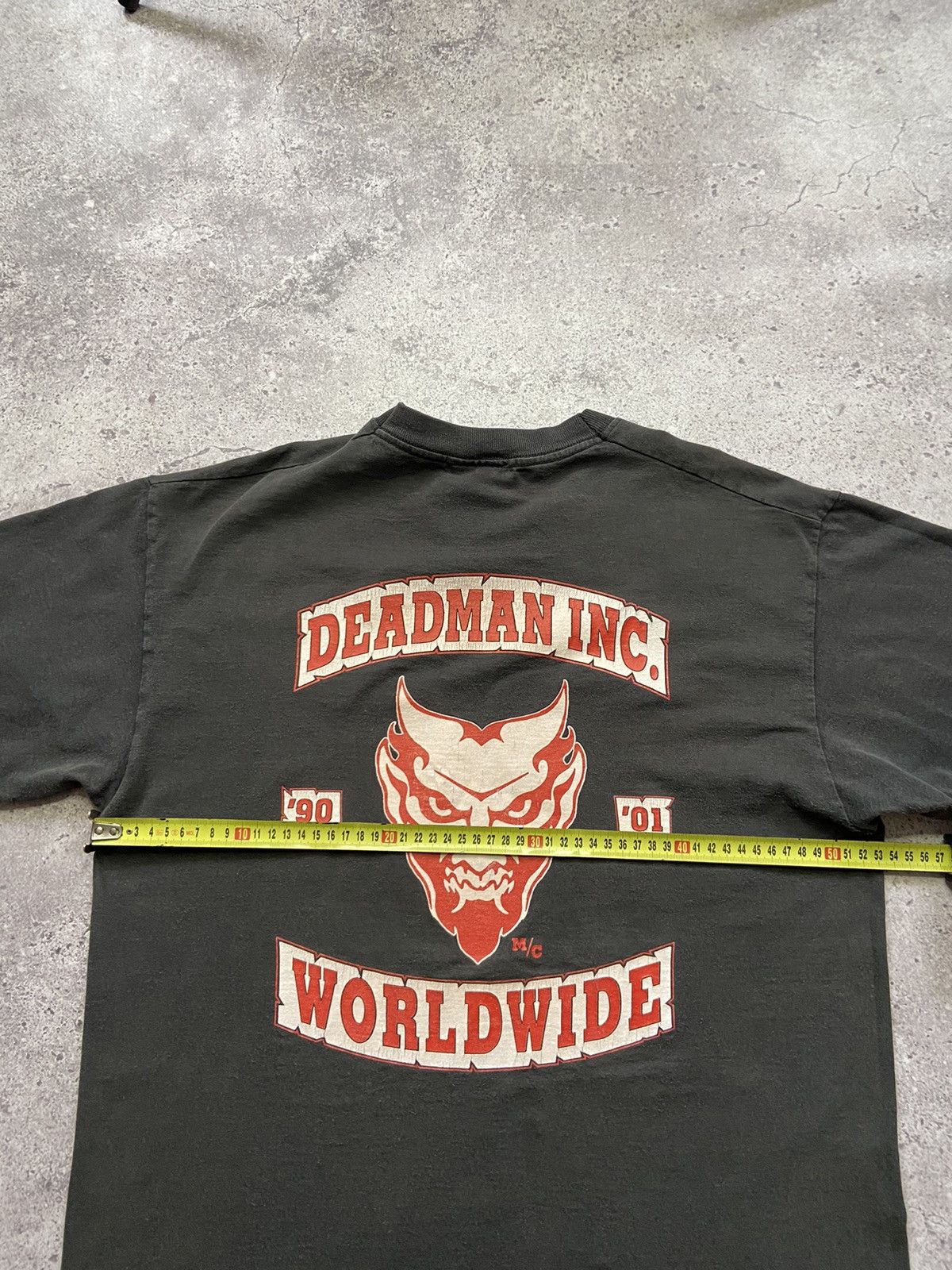 WWF The Undertaker DeadMan Inc. Vintage 2001 WWF Wrestling Shirt Size US L / EU 52-54 / 3 - 9 Thumbnail