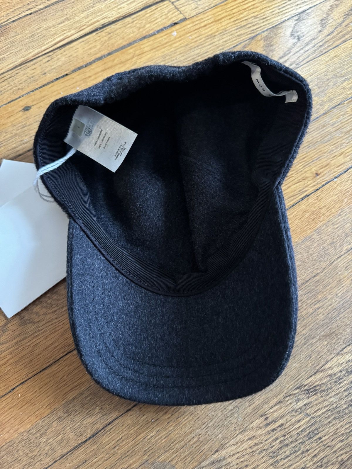 The Row The Row Caspian Hat size small grey cashmere Size ONE SIZE - 4 Thumbnail