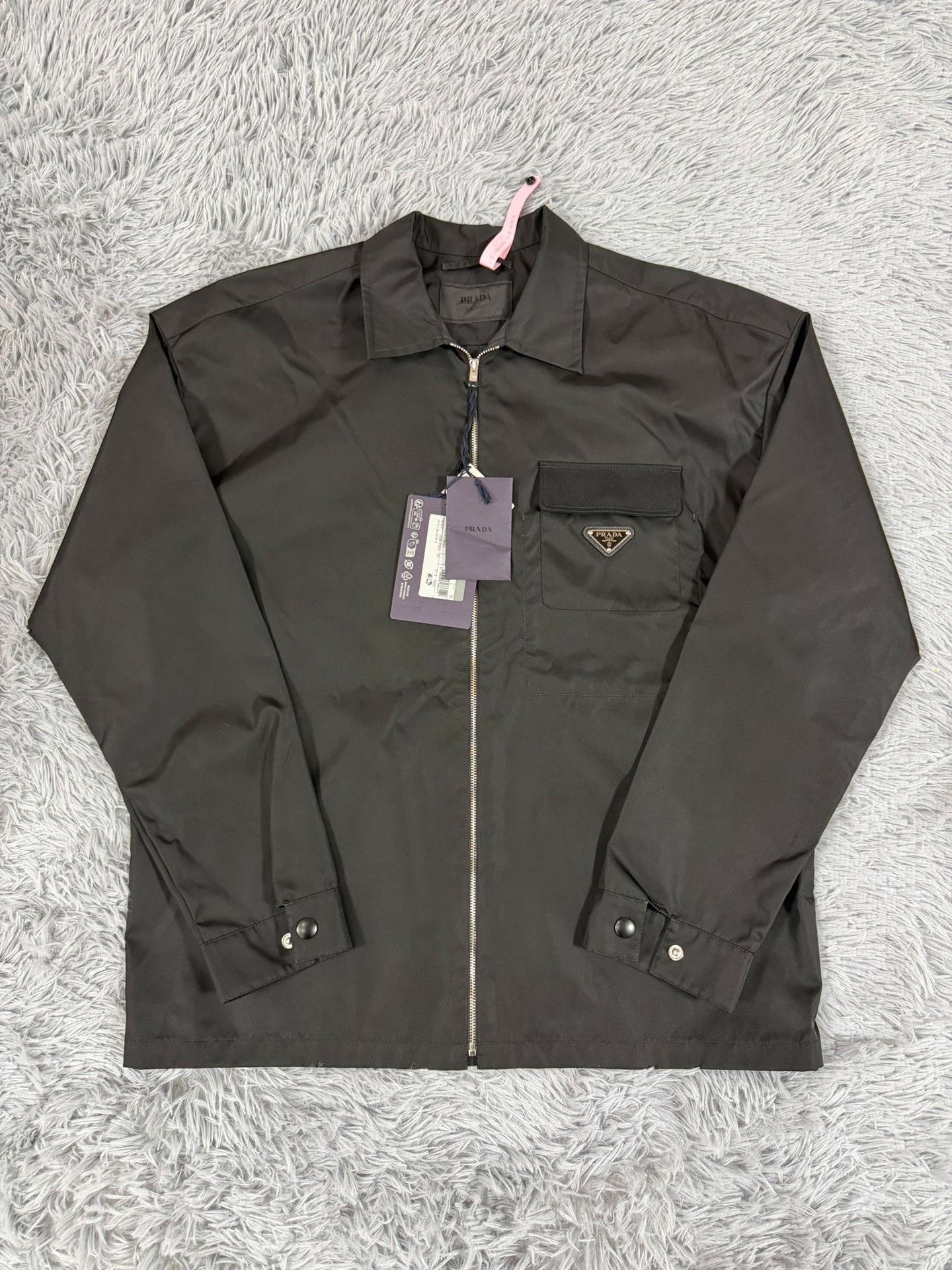 Prada Prada Nylon Black Light Jacket M Men Size US M / EU 48-50 / 2 - 1 Thumbnail