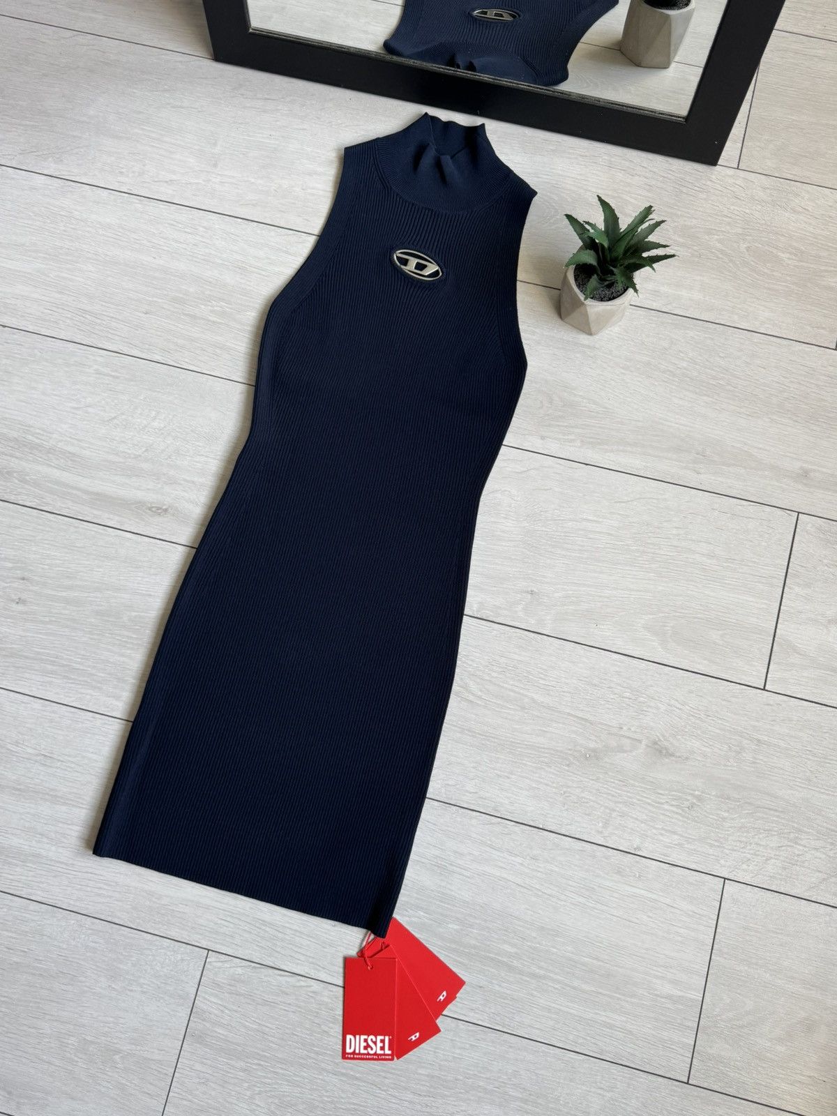 Diesel New! Diesel M-Onervax Navy Dress Size S / US 4 / IT 40 - 3 Thumbnail