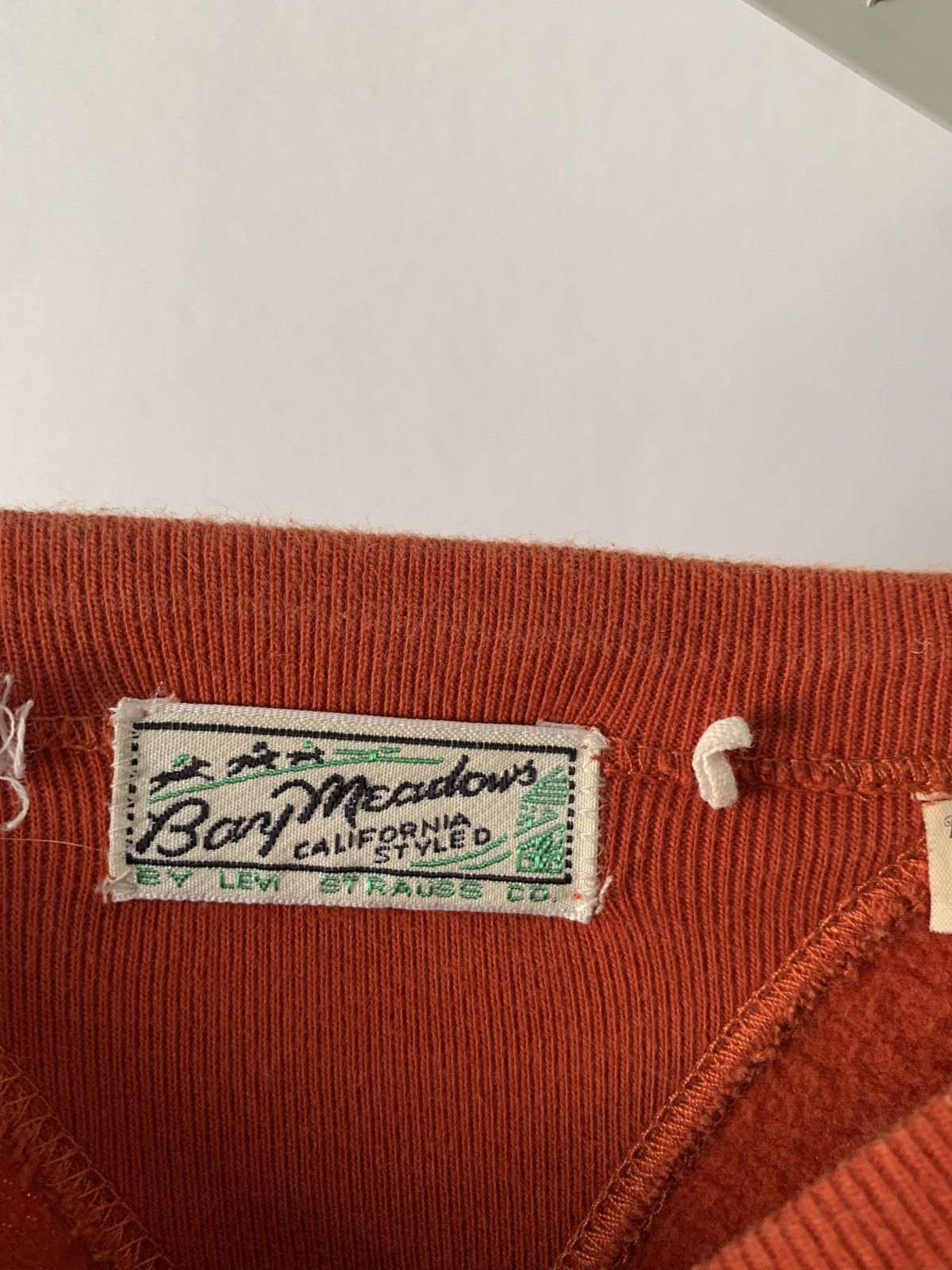 Levi's Vintage Clothing SS21 Levi's Vintage Clothing Bay Meadows Sweatshirt Orange Size US M / EU 48-50 / 2 - 3 Thumbnail