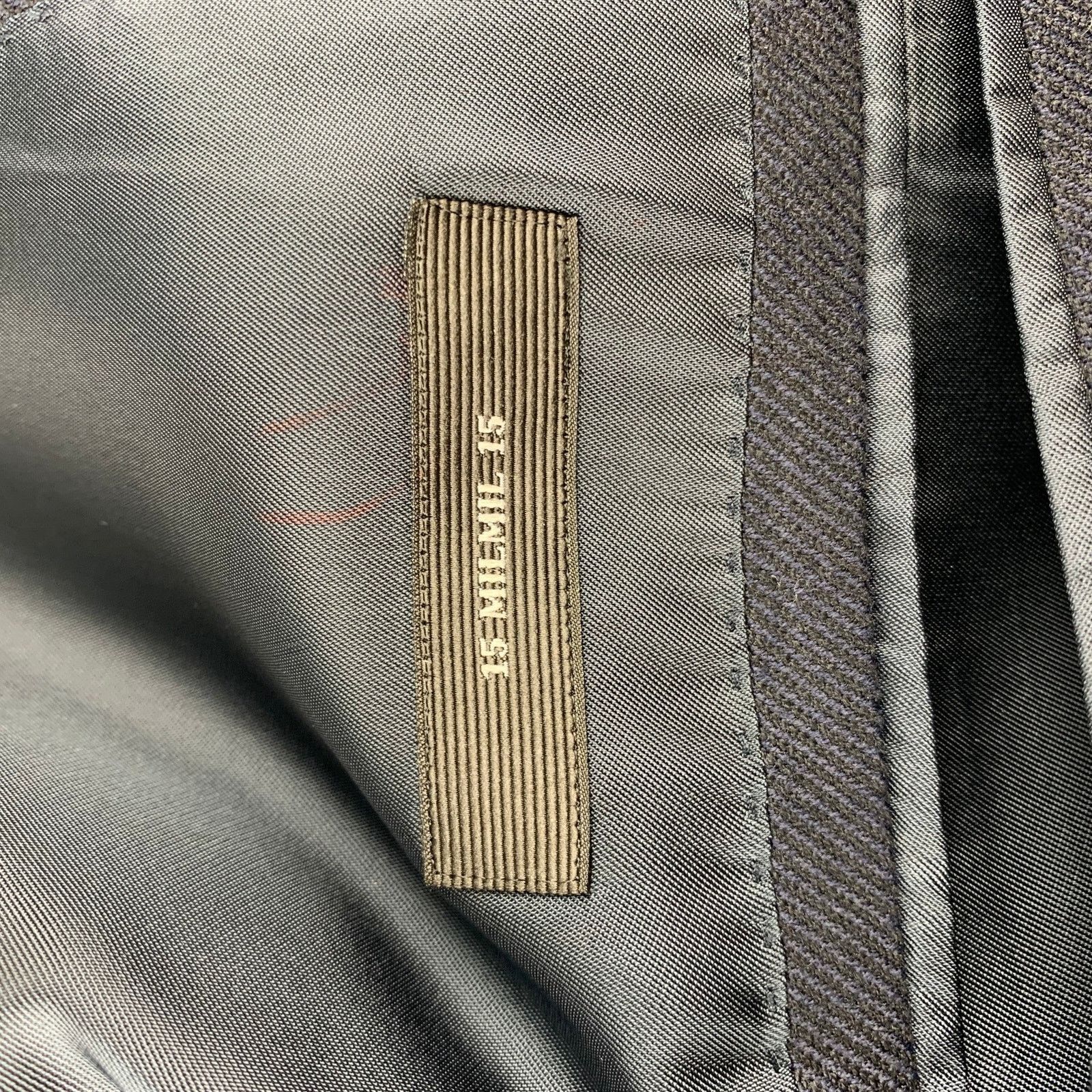 Ermenegildo Zegna ERMENEGILDO ZEGNA Size 40 Navy Silk / Wool Custom Sport Coat Size 40R - 8 Thumbnail