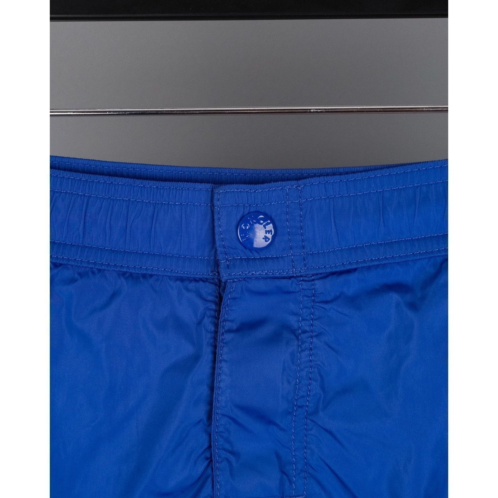 Moncler Moncler classic logo light blue nylon swim shorts Size US 34 / EU 50 - 4 Thumbnail