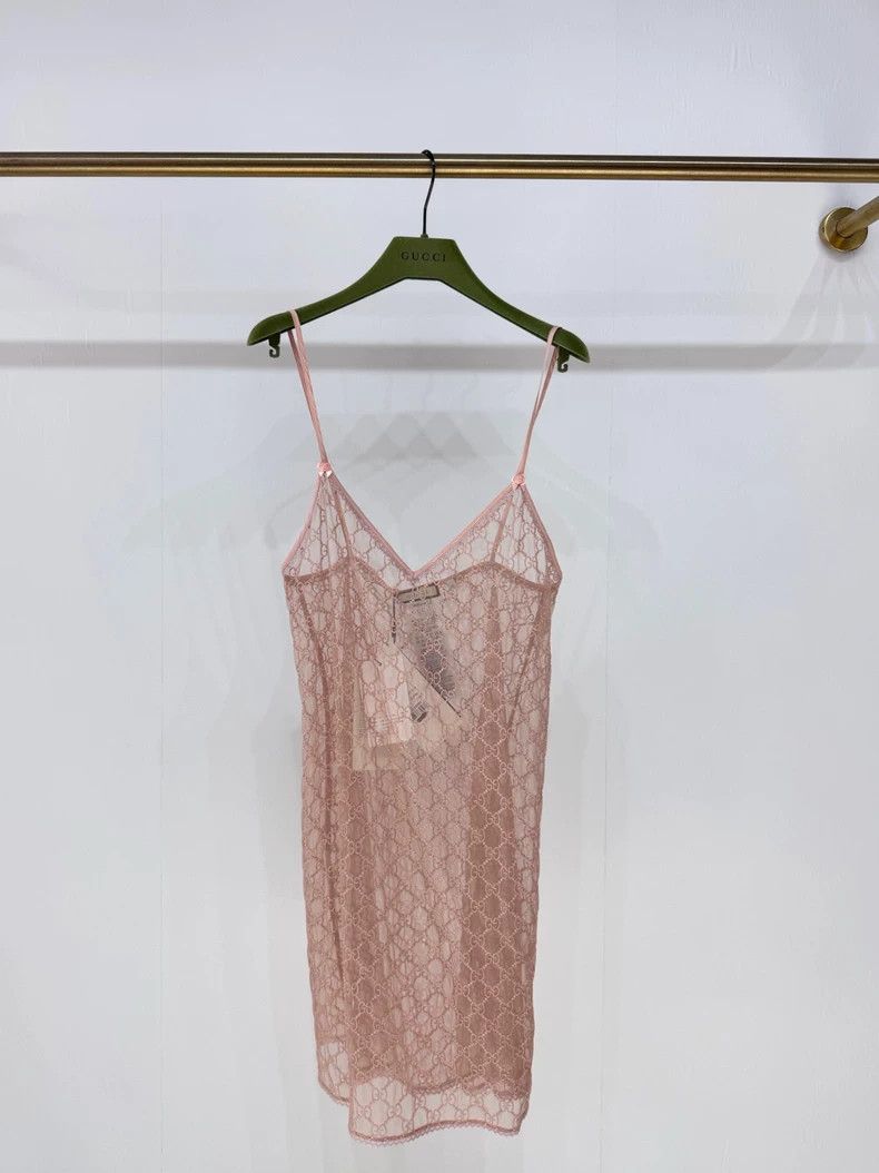 Gucci gucci lace camisole with logo print-dmc Size US XS / EU 42 / 0 - 1 Thumbnail