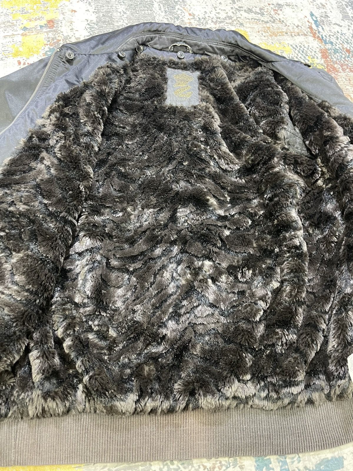 Dragonfly SOCALUSA Fur Lined Dragon Pendant Jacket Size US XL / EU 56 / 4 - 14 Thumbnail