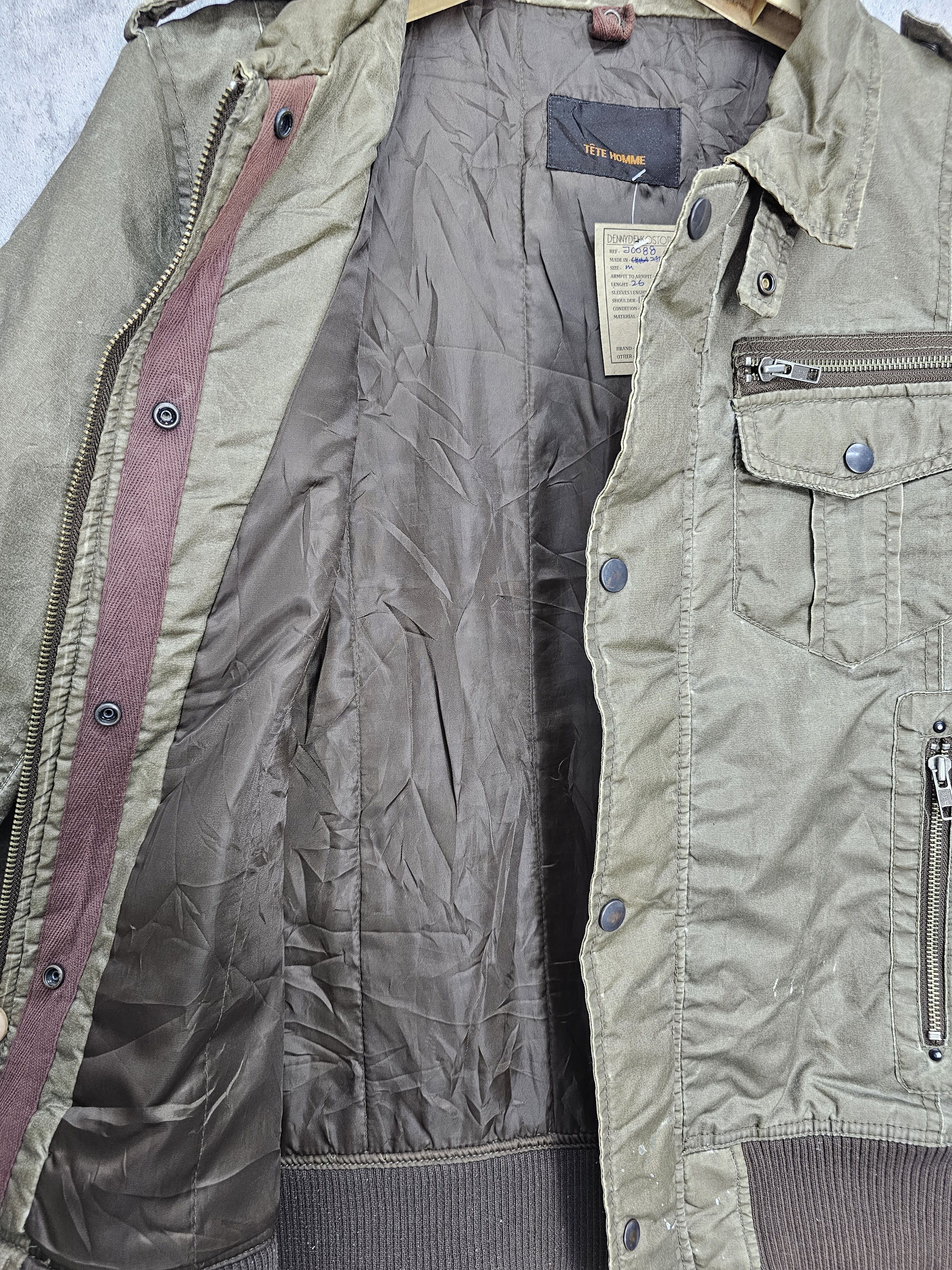 Japanese Brand TETE HOMME Multi Pocket Motorcycles Bikers Jacket J0088 Size US M / EU 48-50 / 2 - 10 Thumbnail