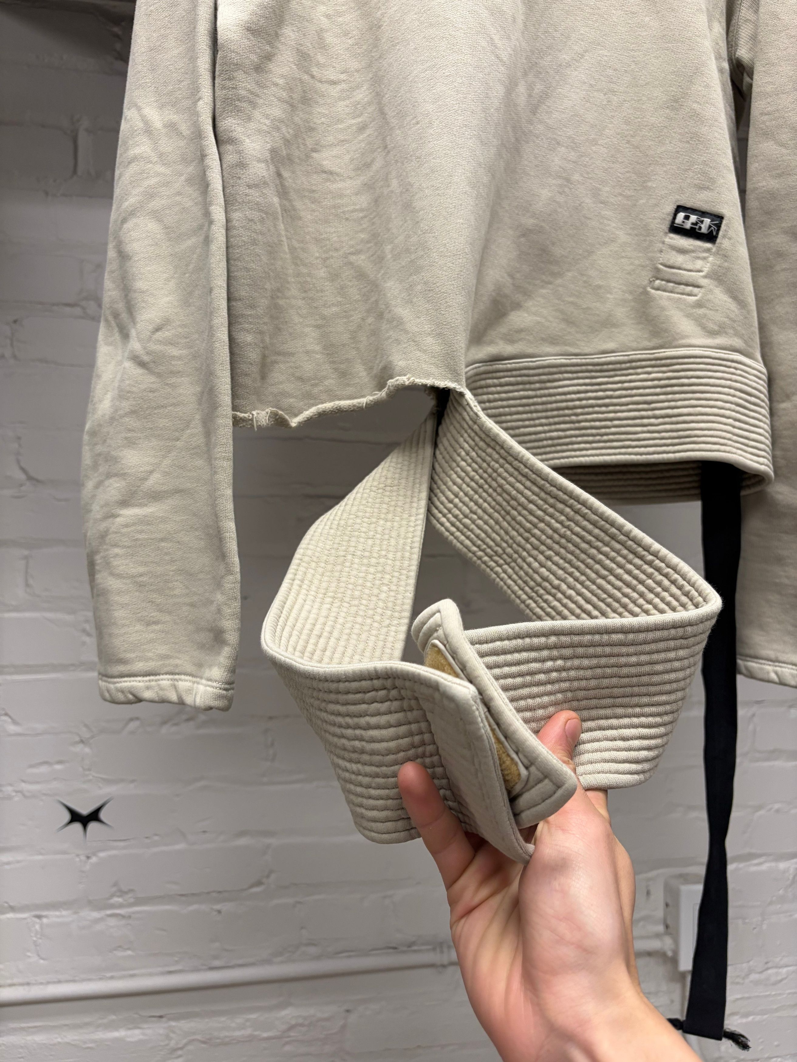 Rick Owens Rick Owens DRKSHDW ‘Creatch Strap’ Pearl Cotton Sweatshirt Size US L / EU 52-54 / 3 - 2 Thumbnail