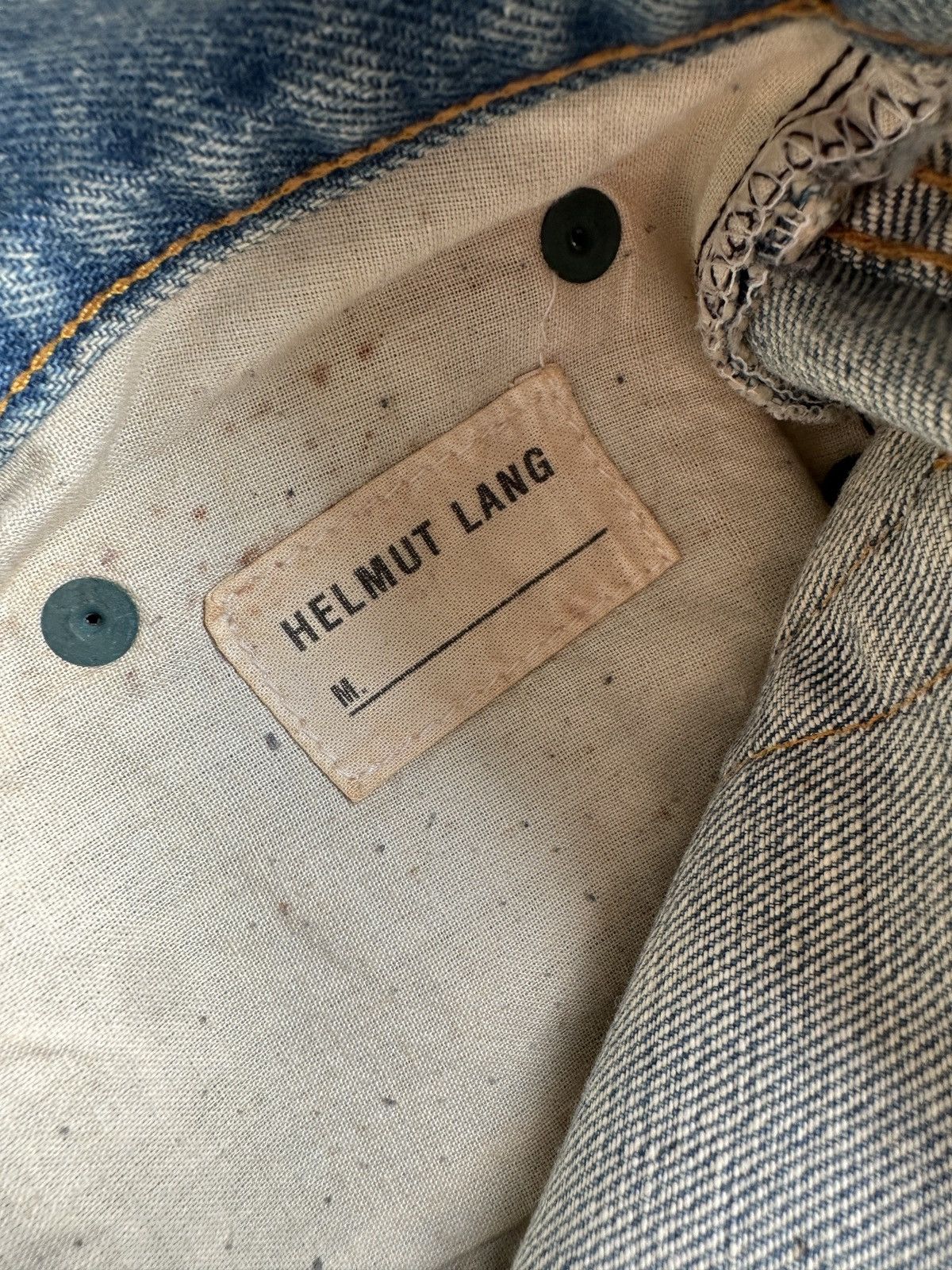 Helmut Lang NWT Helmut Lang Circa 2000’s blue washed denim Size US 30 / EU 46 - 11 Thumbnail