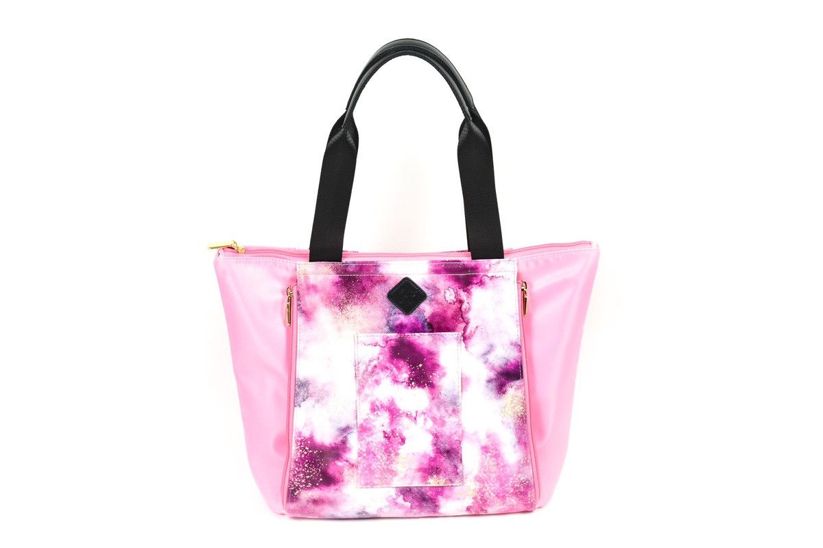 image of Vintage Yoga Tote/ Gym Bag in Pink, Women's