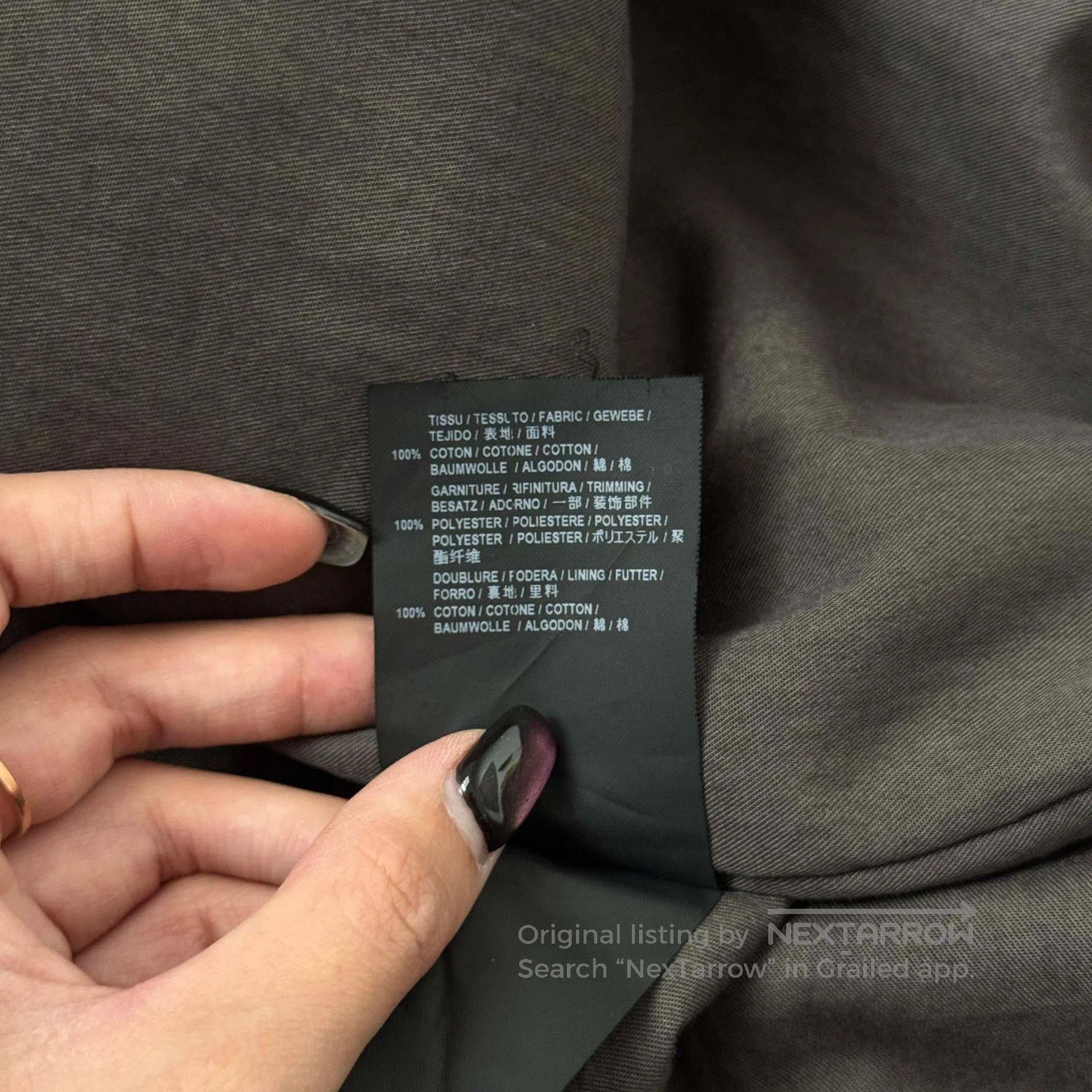 Saint Laurent Paris Saint Laurent Olive Green Hooded Coat. Size XS / US 0-2 / IT 36-38 - 6 Thumbnail
