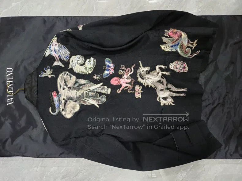 Valentino Valentino Embroidered coat Size US L / EU 52-54 / 3 - 3 Thumbnail