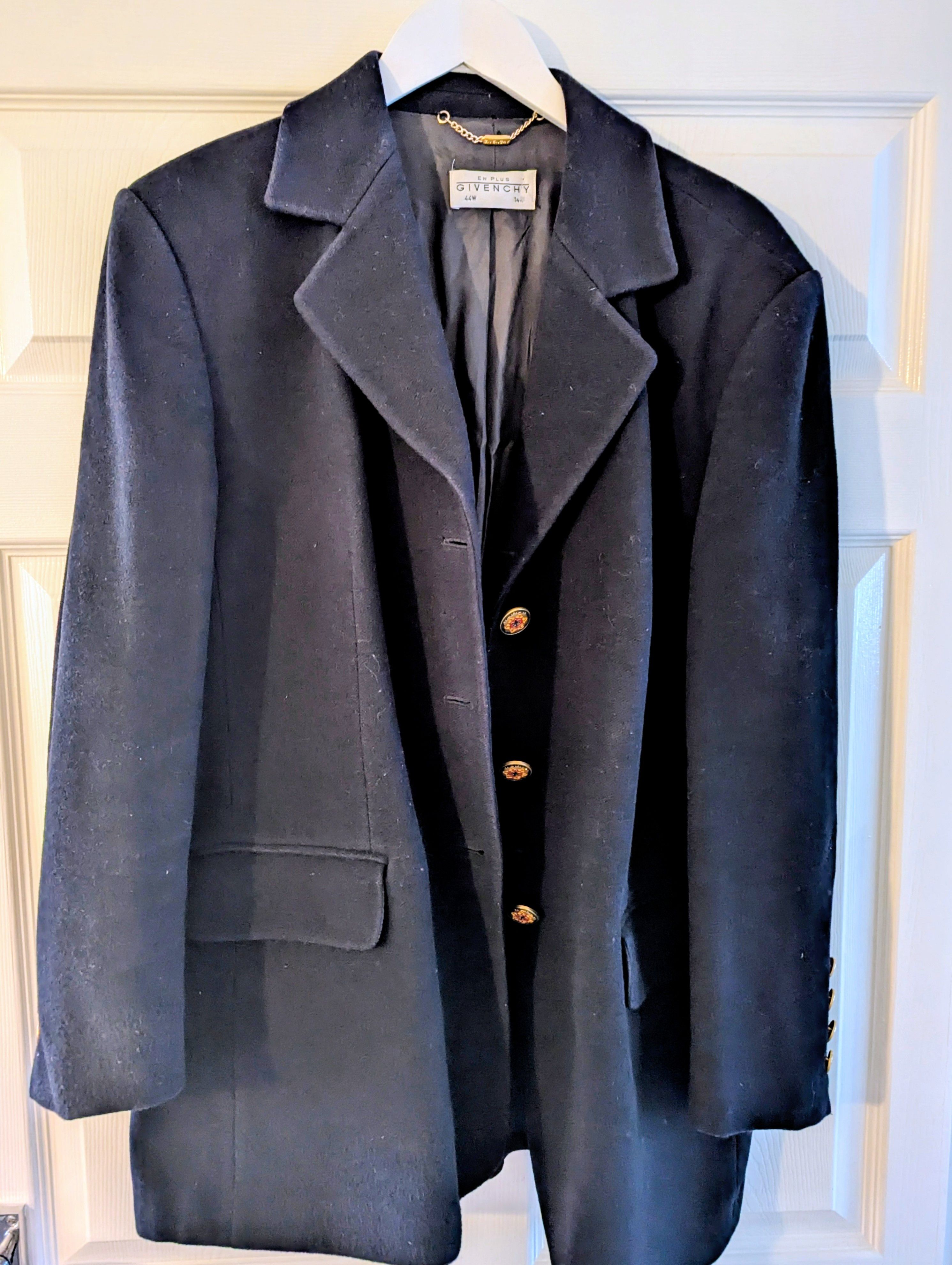 Givenchy Givenchy Rich Wool Cashmere Blazer Vintage Rare Find Size M / US 6-8 / IT 42-44 - 1 Thumbnail