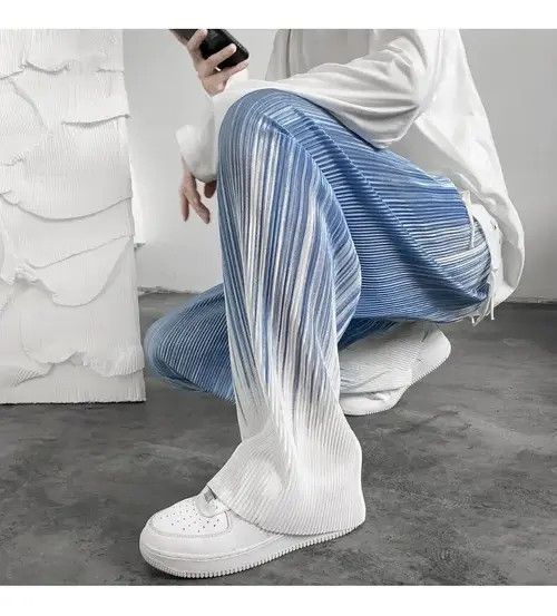 High Sport × Japanese Brand × Jean Man Casual Pants Harajuku Wide Leg Oversize Size US 32 / EU 48 - 1 Thumbnail