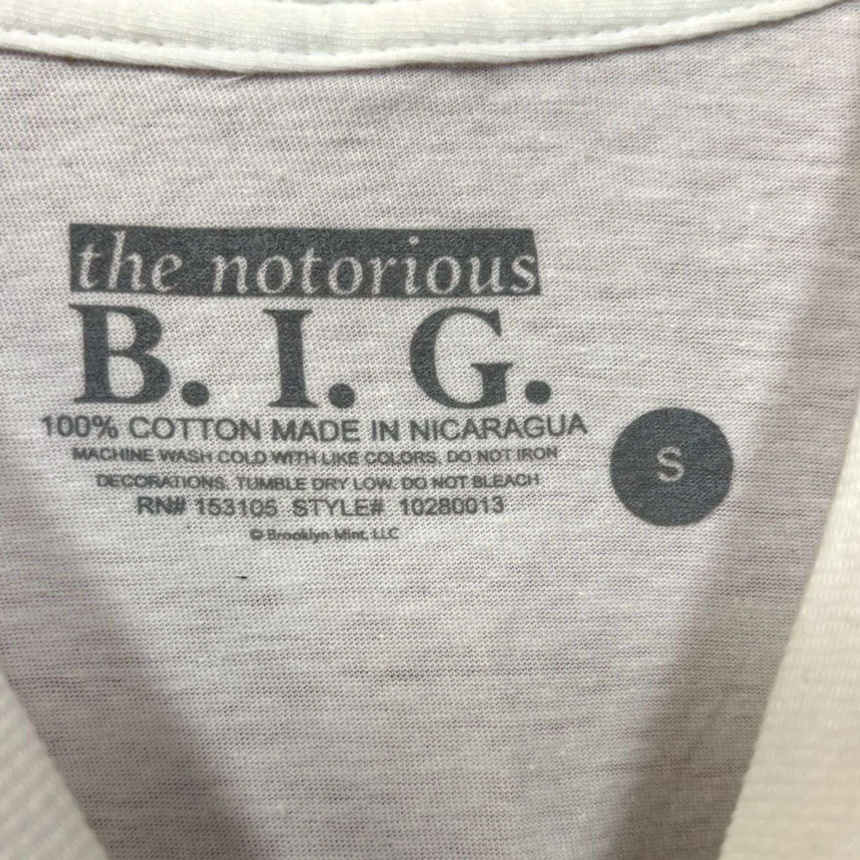 Rap Tees The Notorious BIG Bad Boy Club Poster Hip Hop Tee S Size US S / EU 44-46 / 1 - 4 Thumbnail
