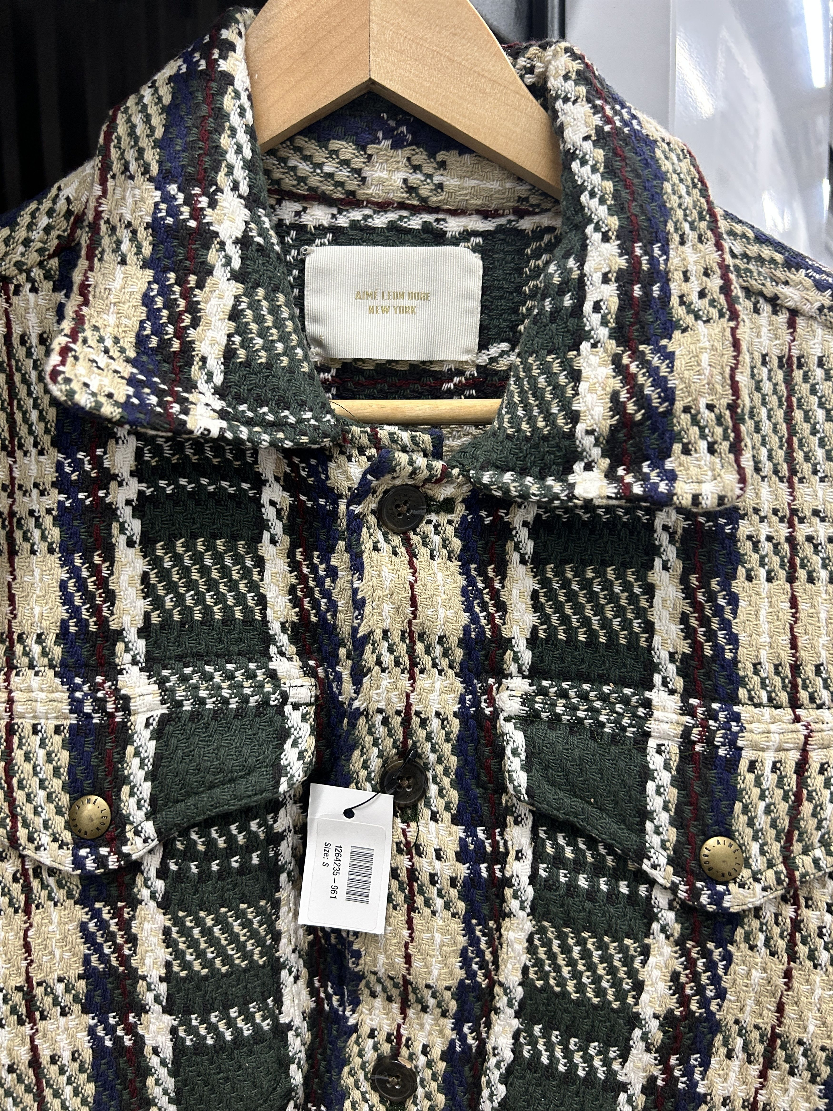 Aime Leon Dore Aime Leon Dore plaid button Overshirt Woven ALD (f/w 20) Size US S / EU 44-46 / 1 - 11 Thumbnail